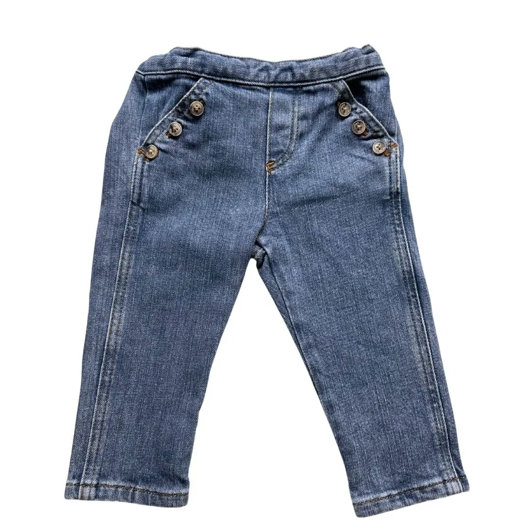 Pantalon bébé bleu - 12 mois Bleu