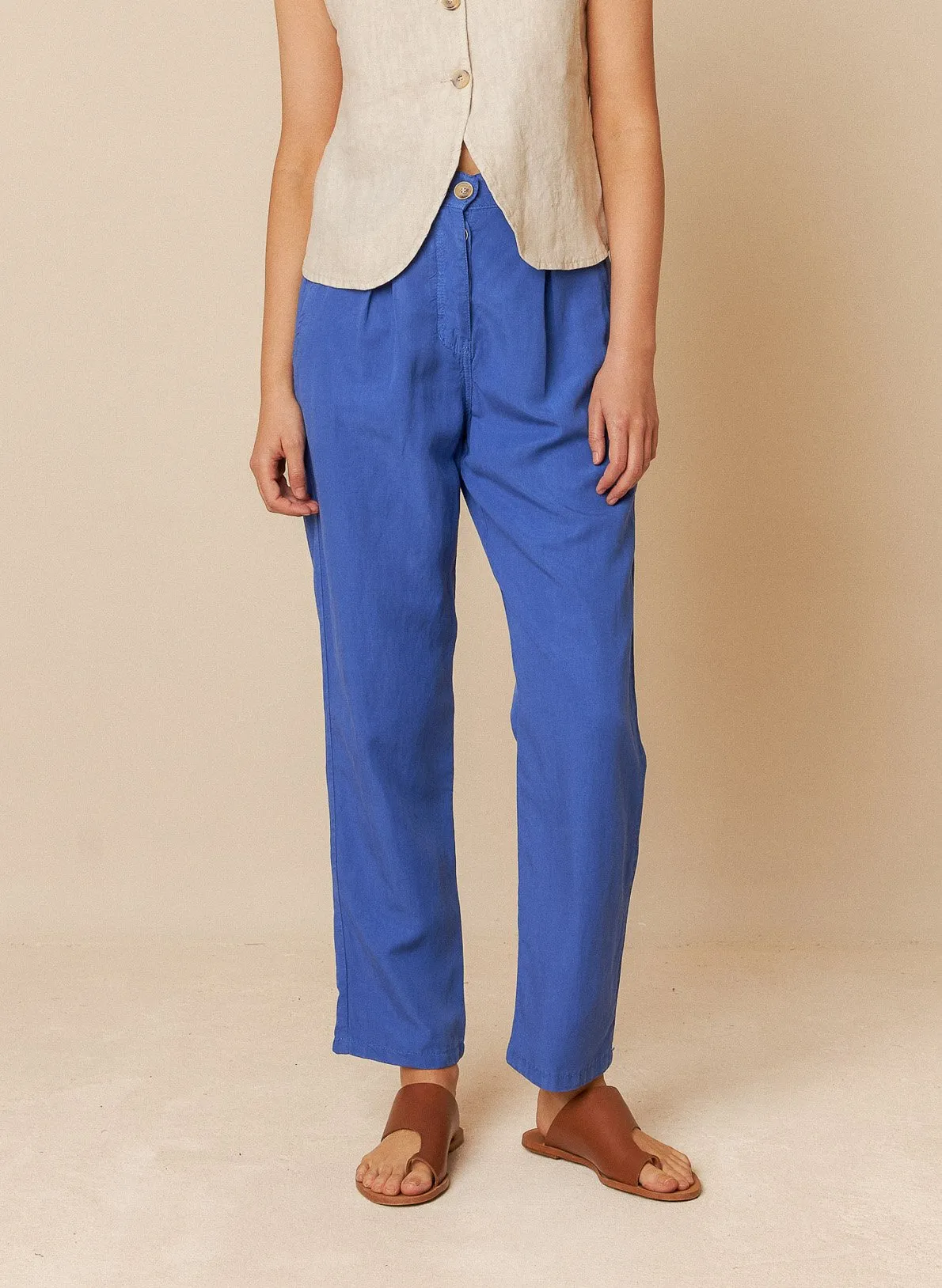 Gilet de tailleur en lin Argent