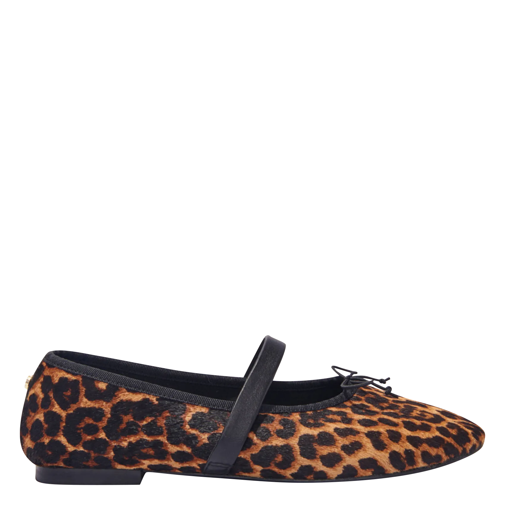 Ballerines léopard en cuir Multicolore