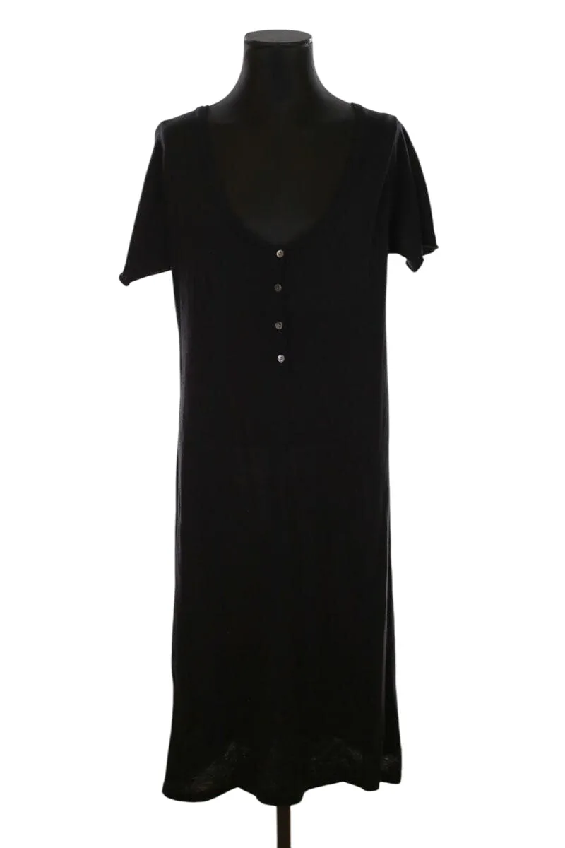Robe en laine Noir
