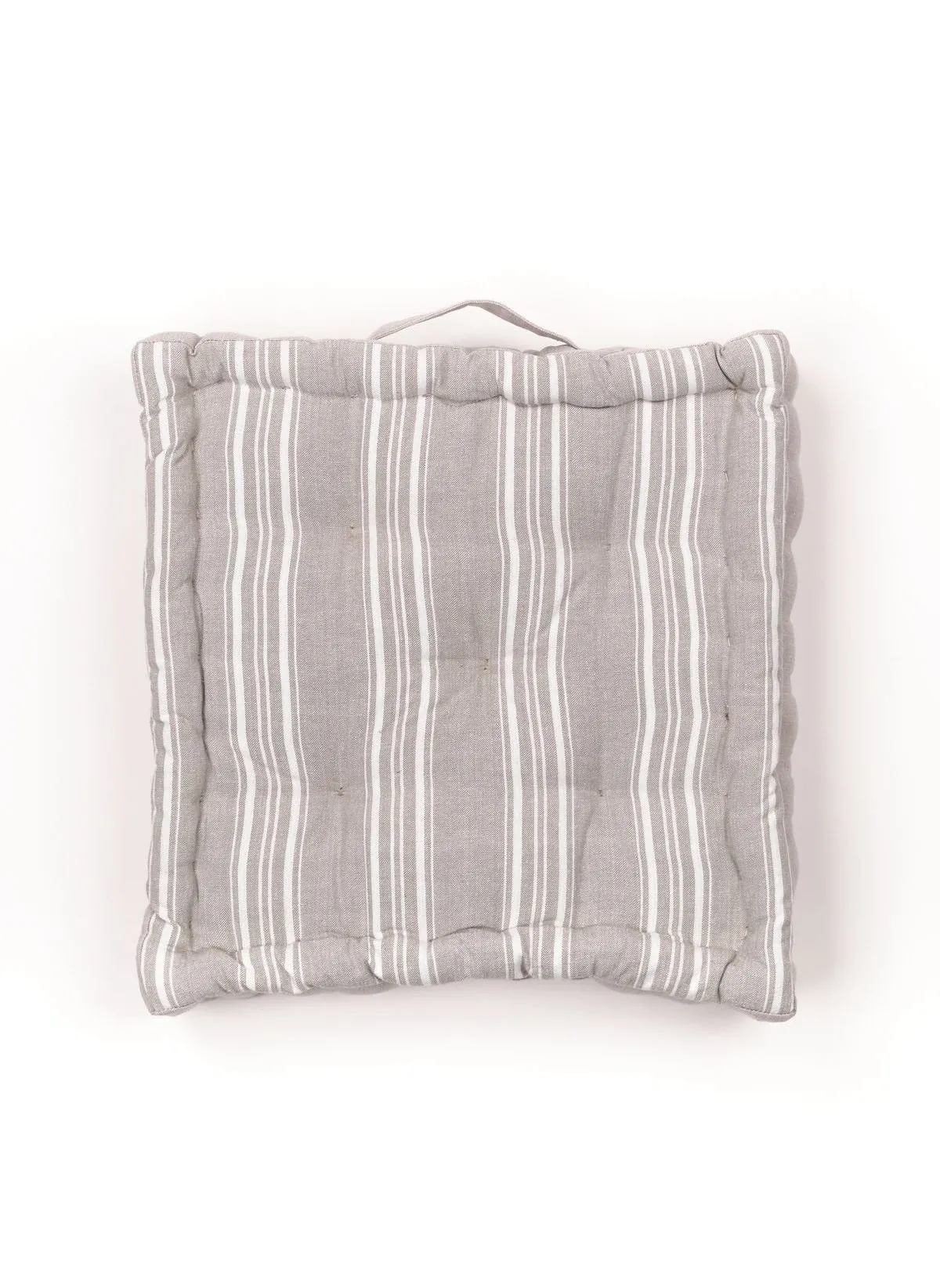 Coussin de sol en coton Beige CHARME