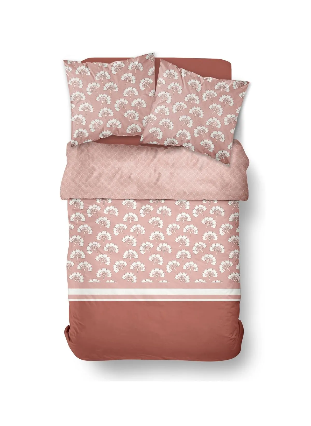 Parure de lit en coton Rose SUNSHINE CELESTE
