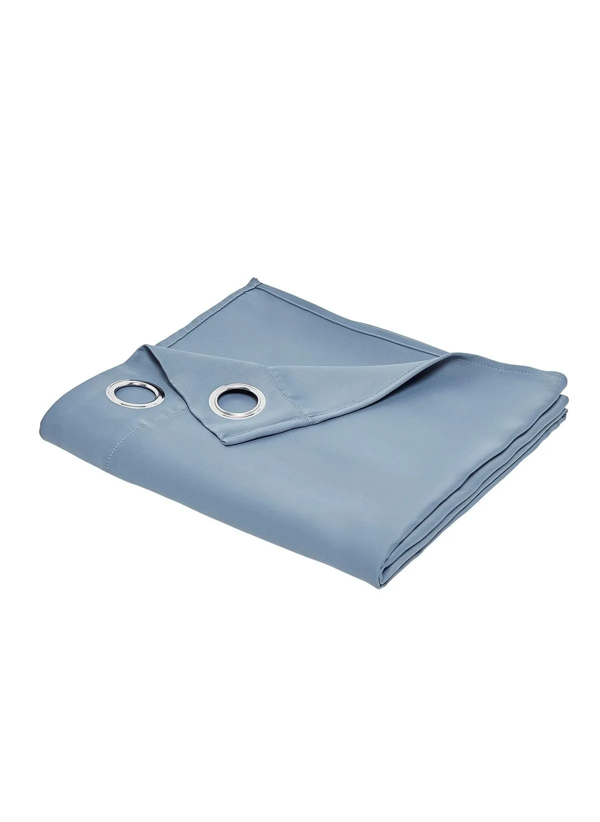 Rideau occultant à œillets uni Bleu ESSENTIAL