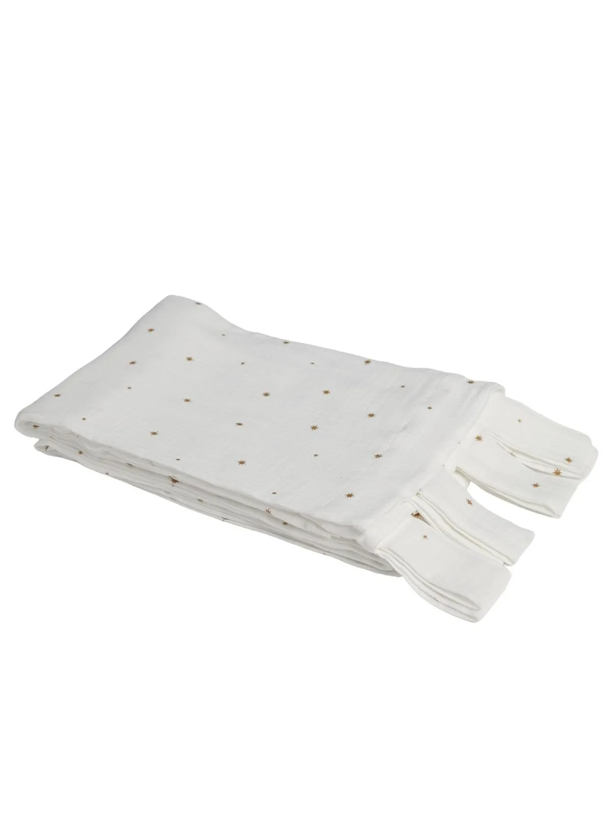 Rideau imprimé en coton Blanc LA TETE DANS LES NUAGES