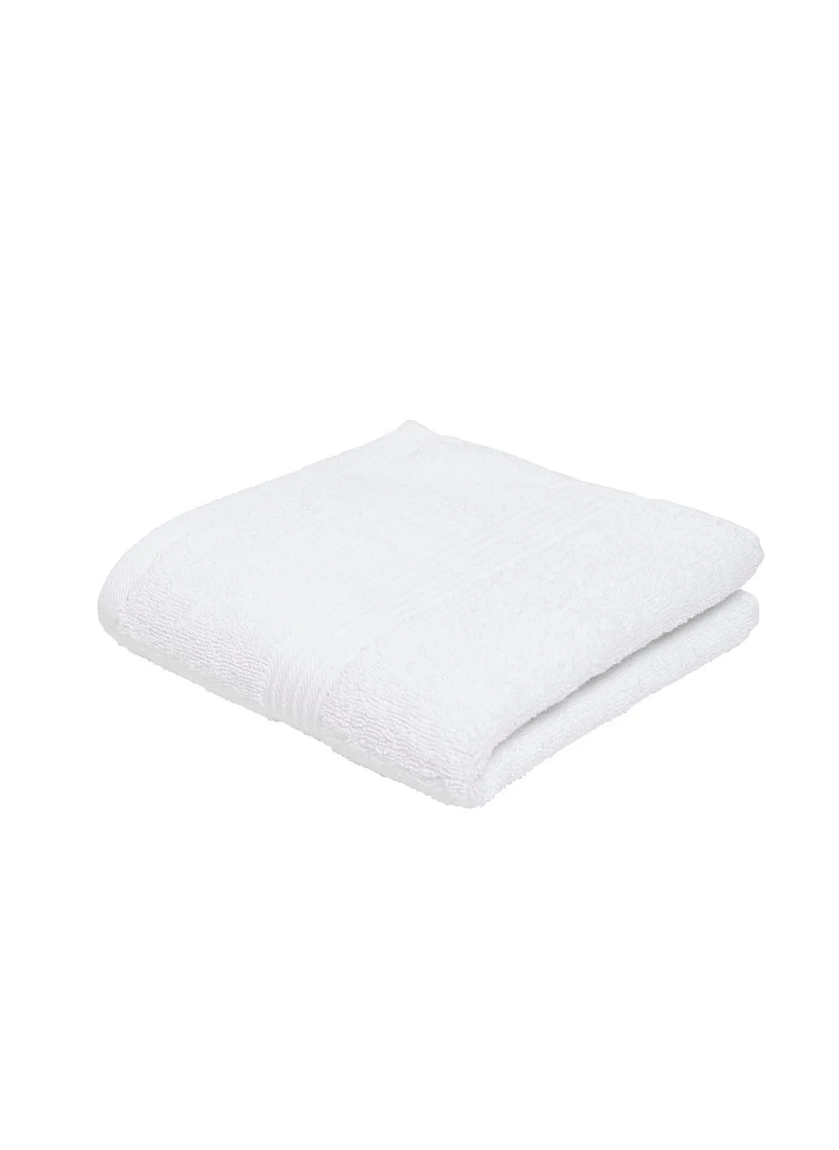 Serviette de bain uni en coton Blanc ESSENTIAL