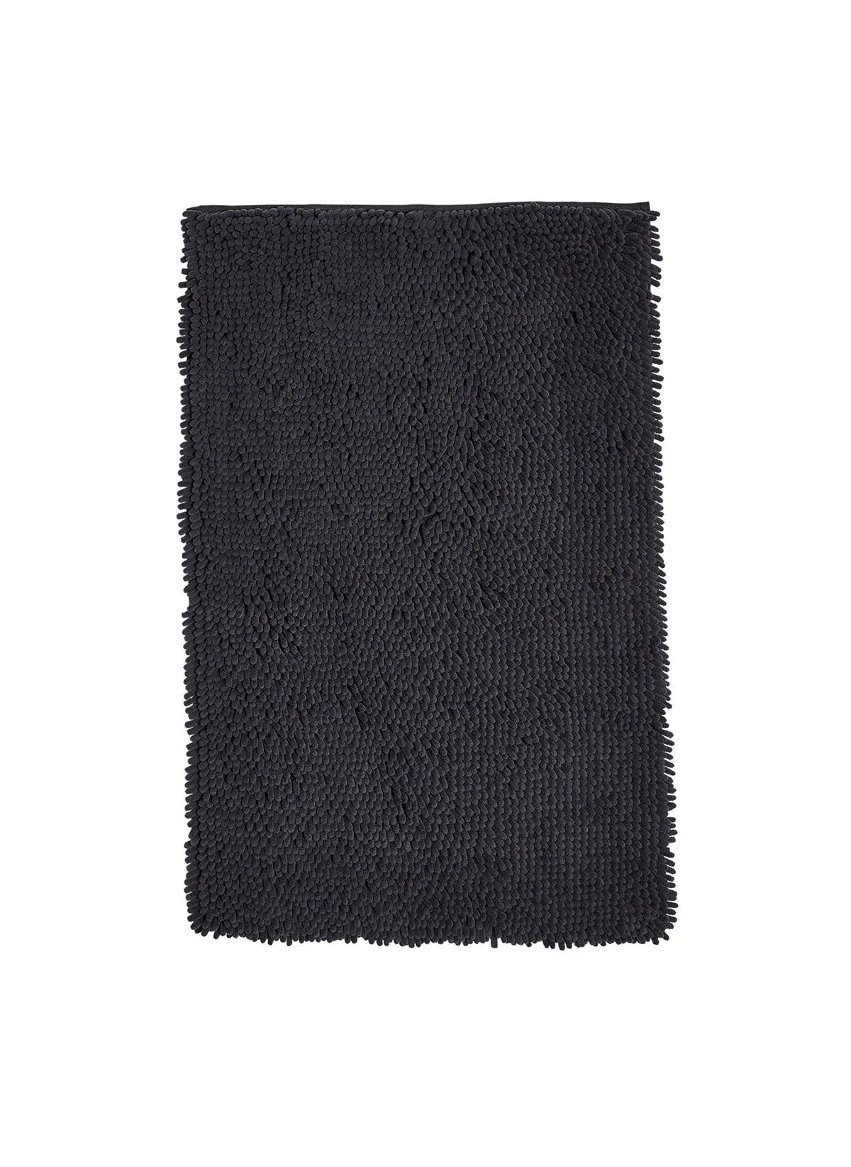 Tapis de bain mèche uni Gris ESSENTIAL