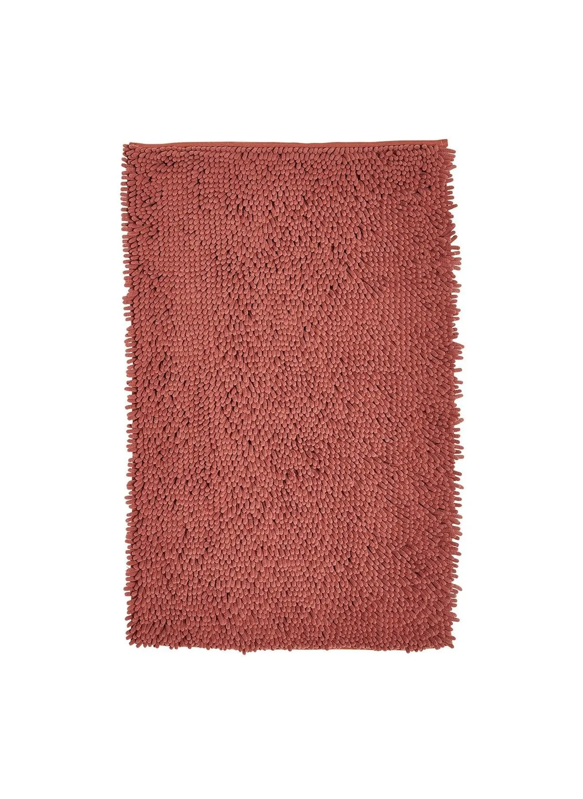 Tapis de bain mèche uni Rouge ESSENTIAL