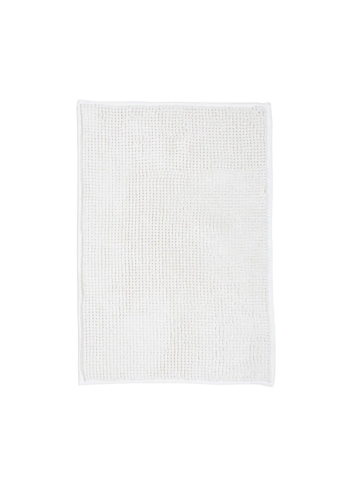 Tapis de bain bubble uni Blanc ESSENTIAL