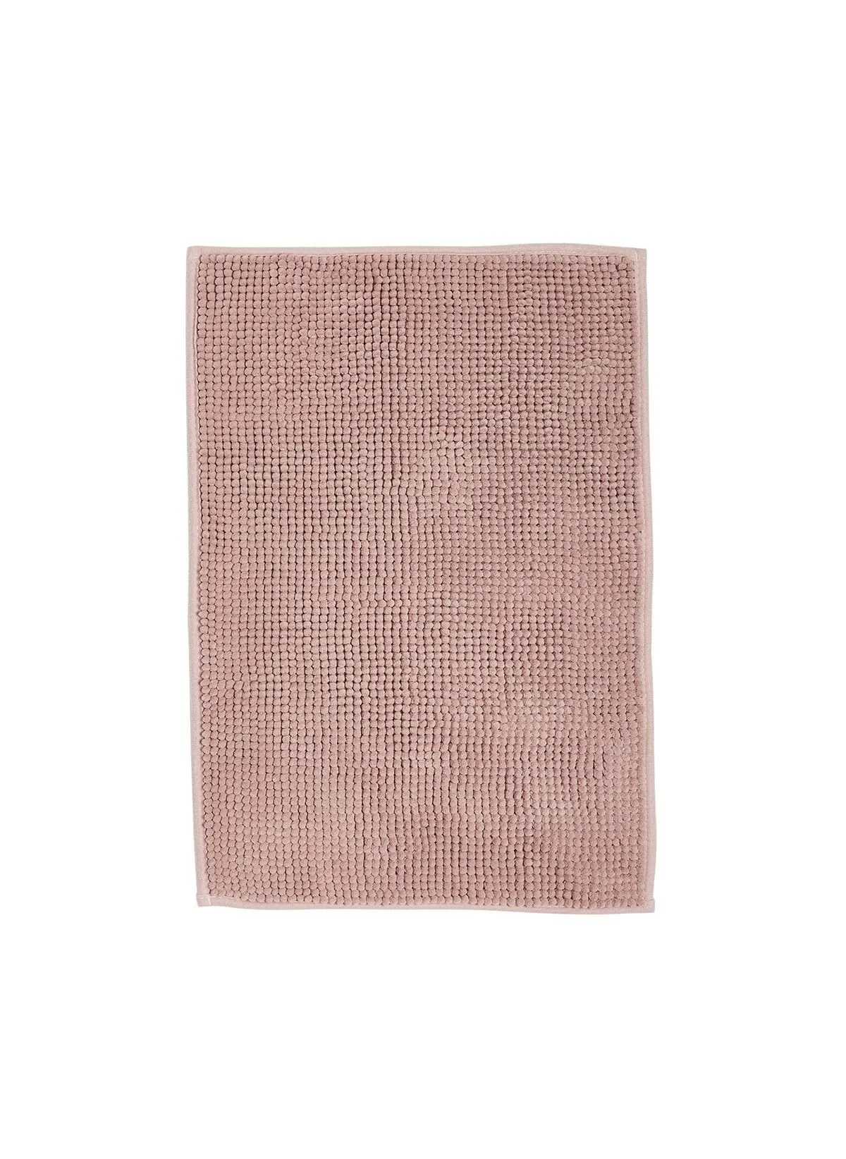 Tapis de bain bubble uni Rose ESSENTIAL