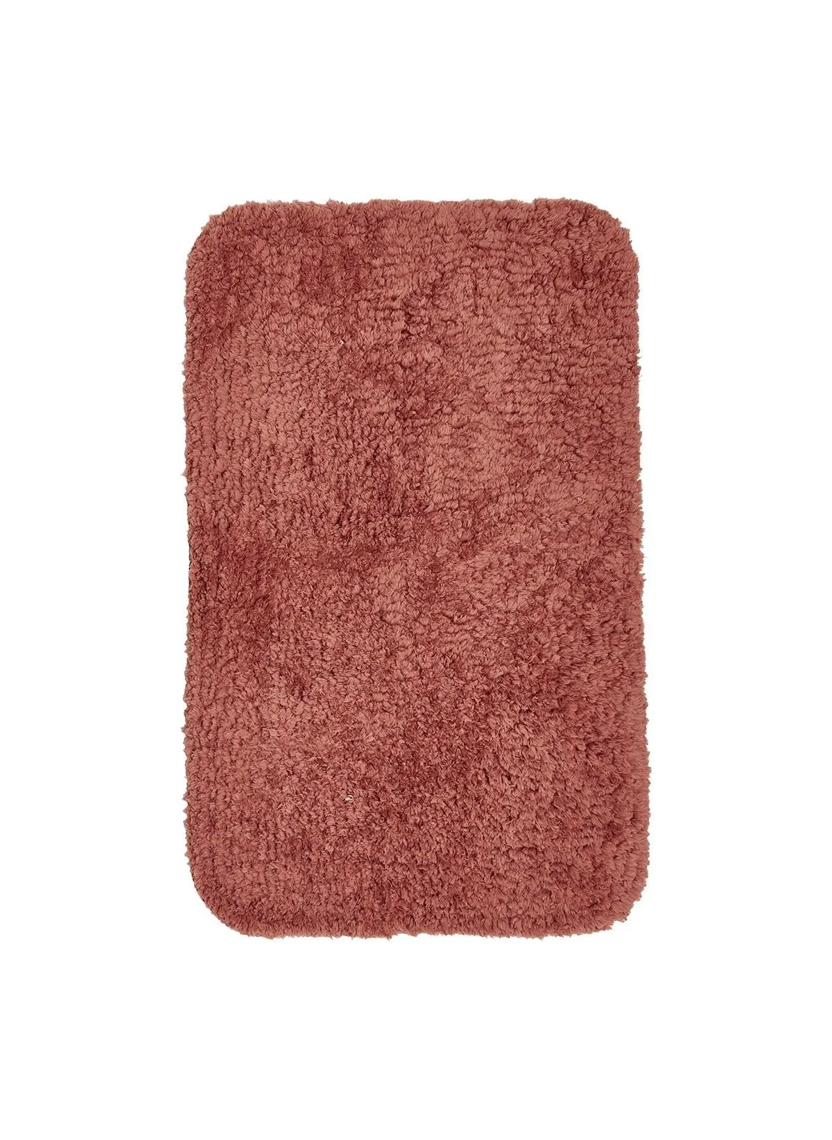 Tapis de bain tufté uni Rouge ESSENTIAL