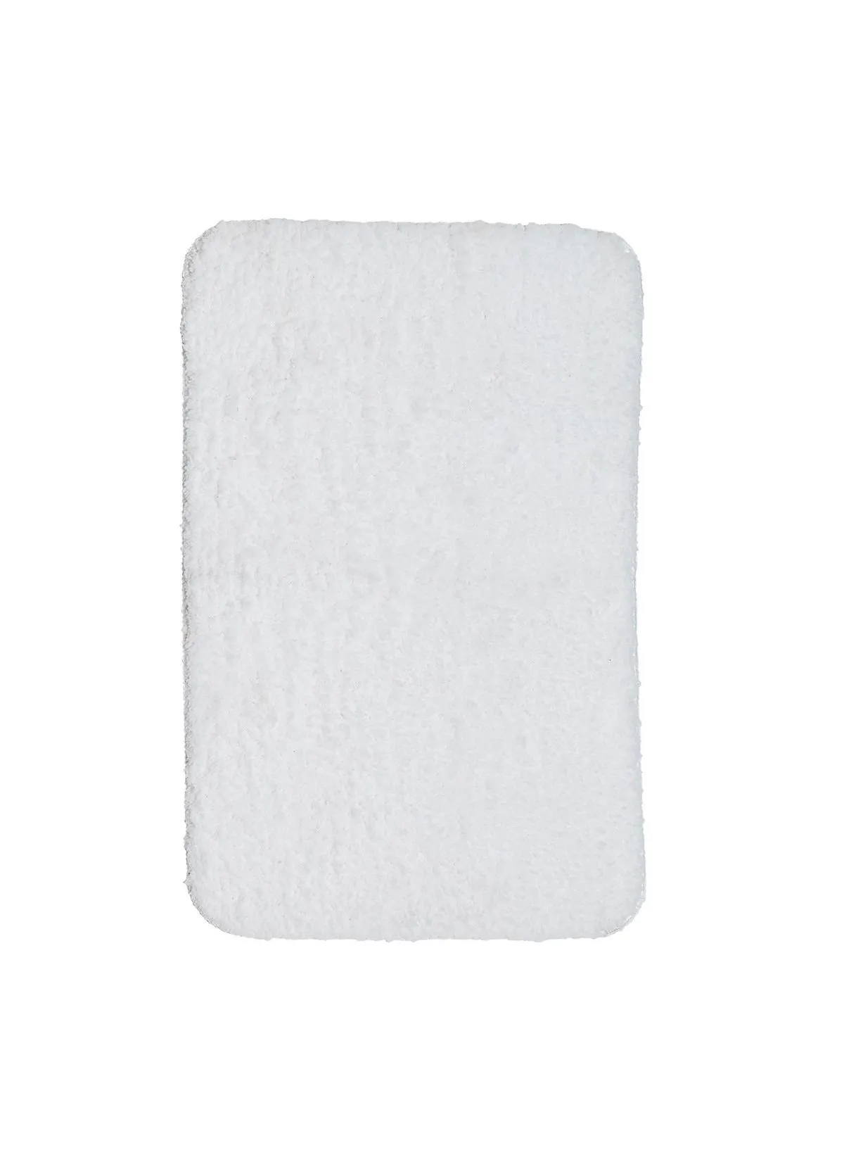 Tapis de bain tufté uni Blanc ESSENTIAL