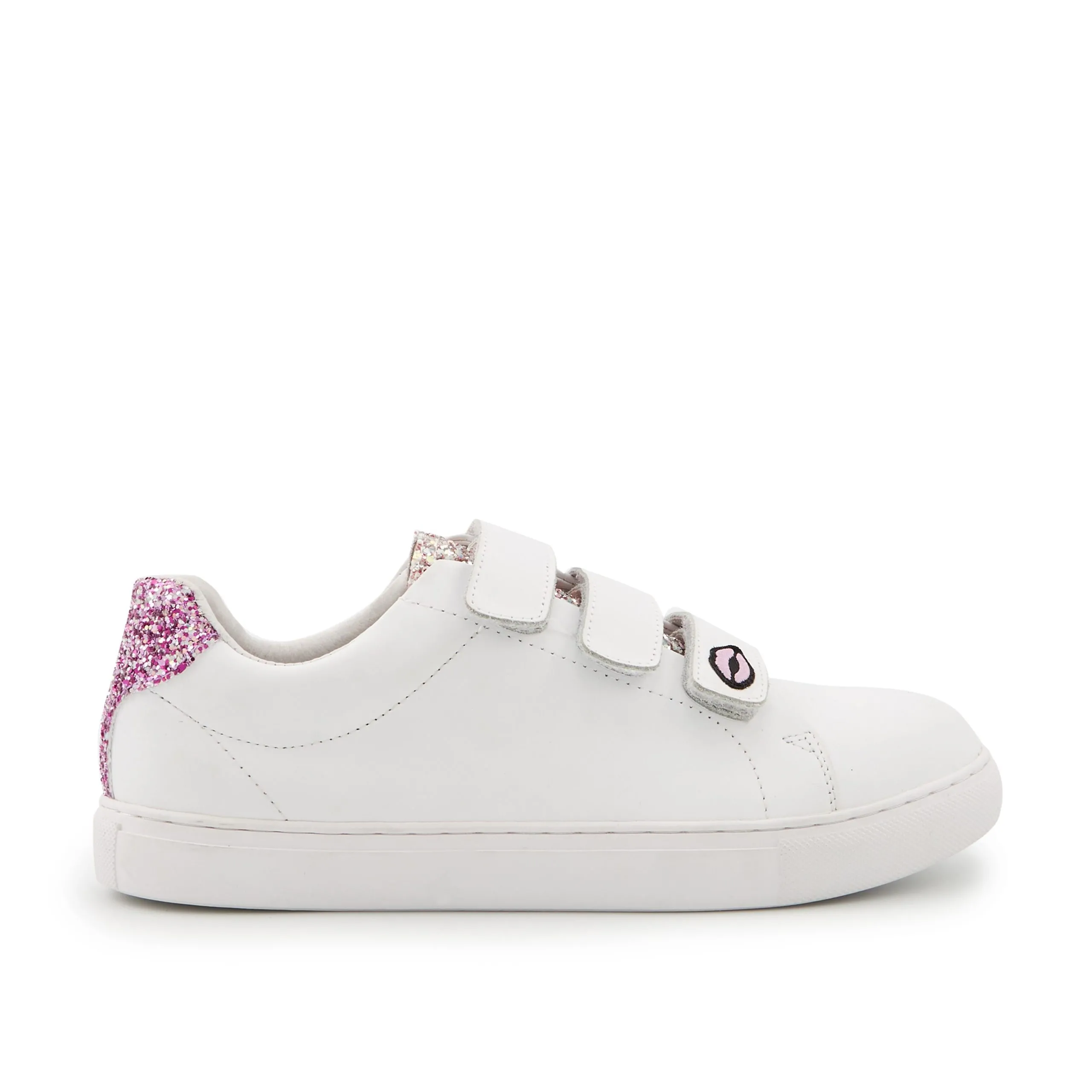 Sneakers en cuir Blanc EDITH S MULTI