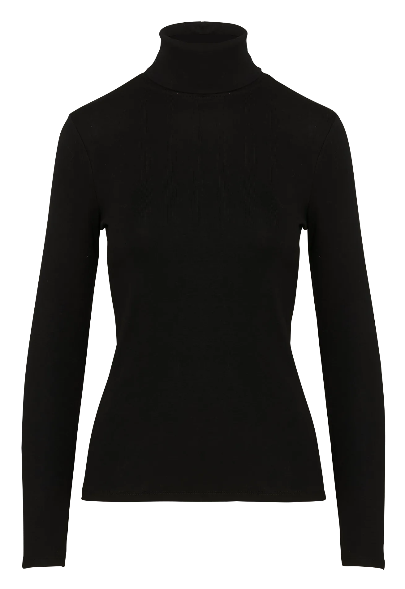 Tee-shirt droit col roulé Noir FERGUIE