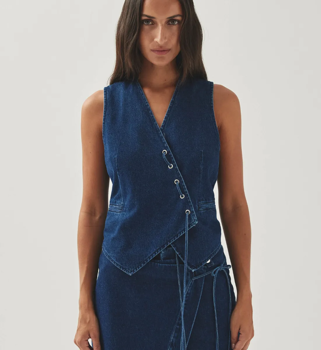 Gilet en coton Bleu SABRE