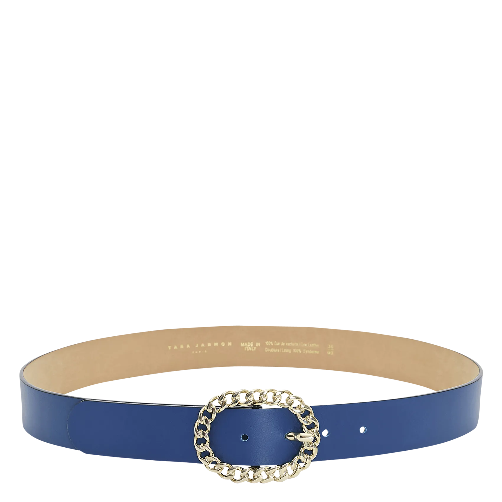 Ceinture en cuir Bleu GIGI