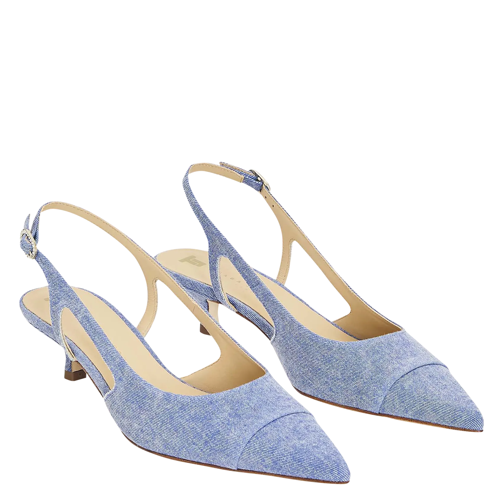 Escarpins en cuir Bleu KAIA