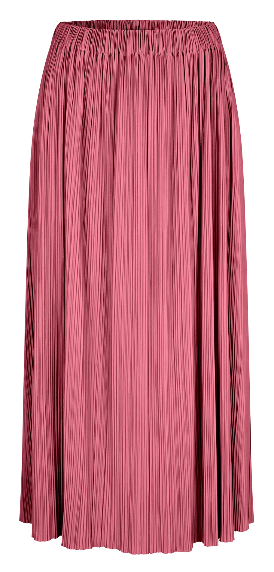 Jupe midi plissée Rose