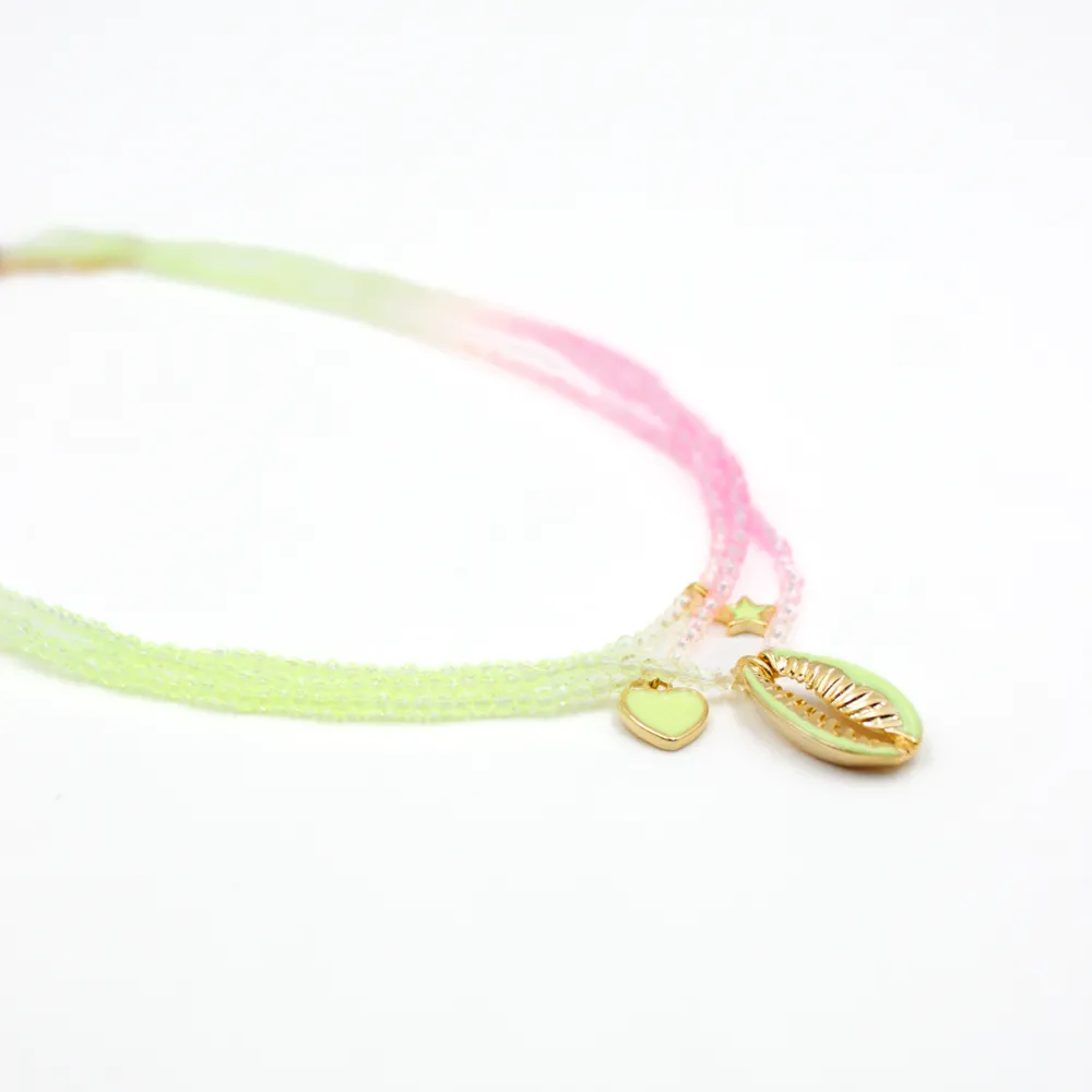 Collier perles grigris - carla Doré