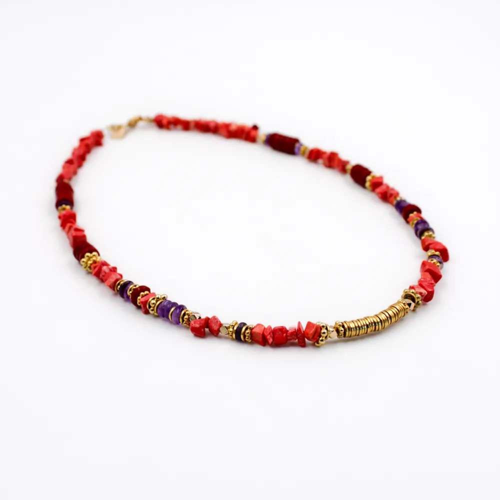 Collier heishi - halima Doré