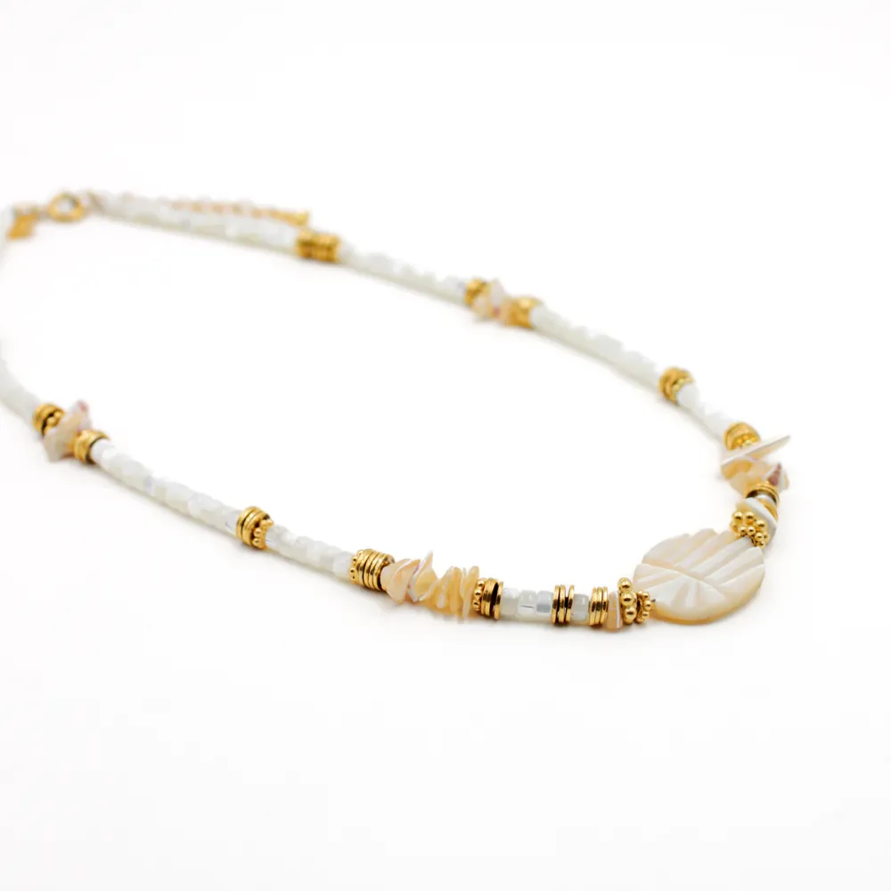 Collier hieshi scarabée - eve Doré