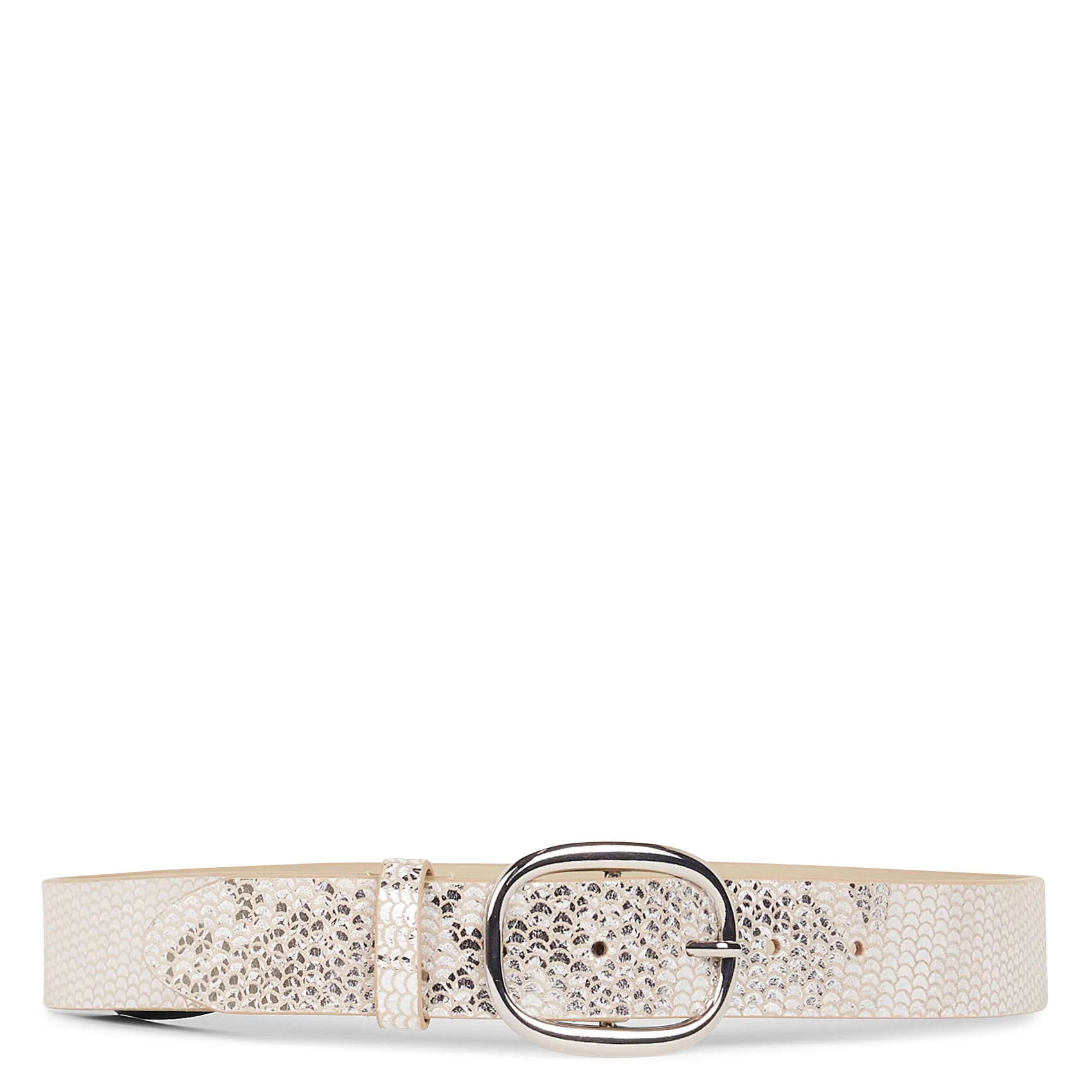 Ceinture en cuir Argent ALCAZAR