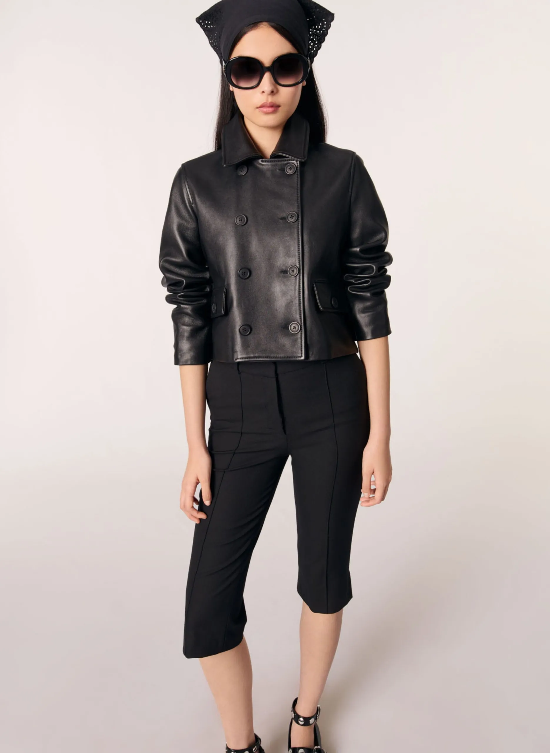 Pantacourt slim Noir