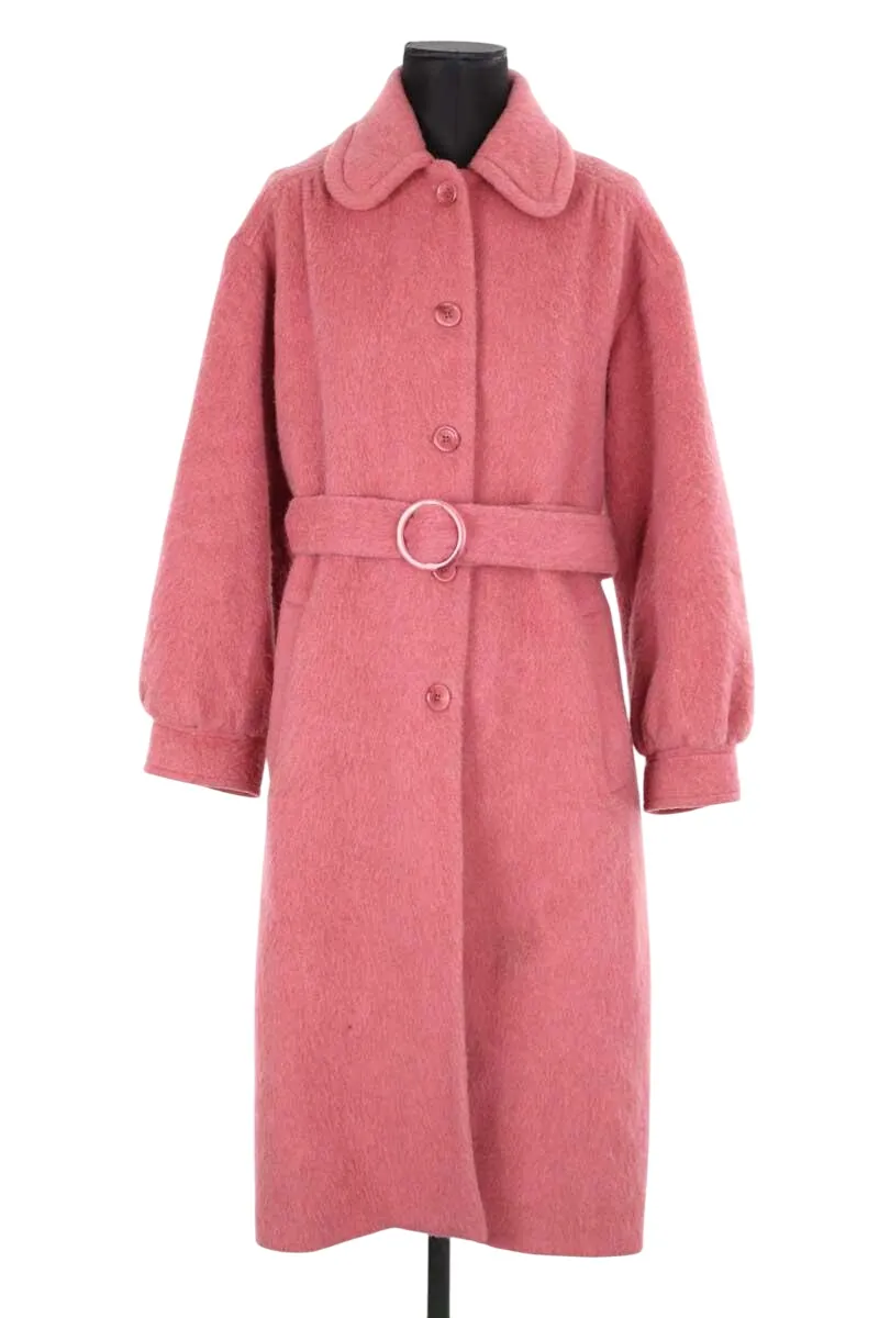 Manteau en laine Rose