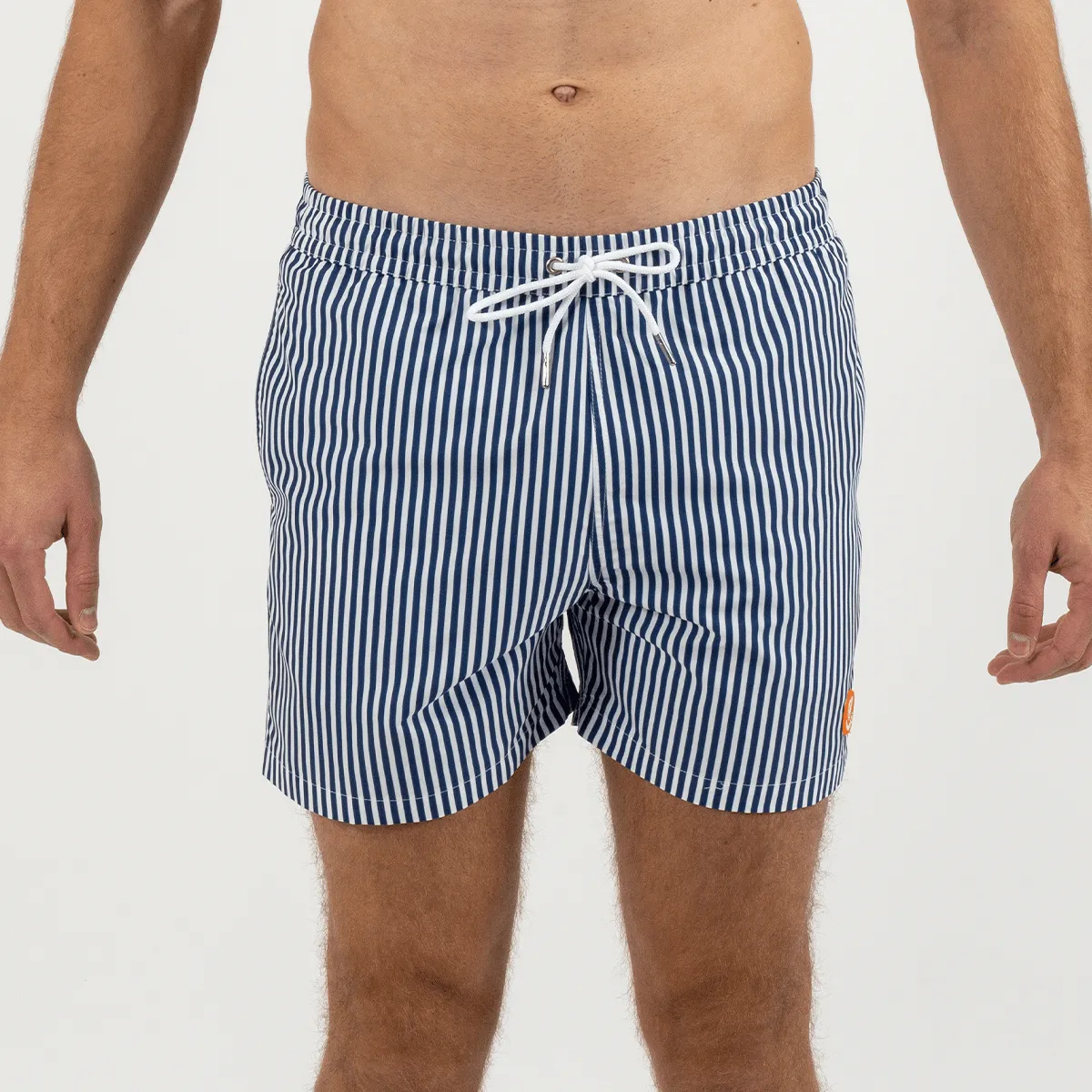 Short de bain en fibres recyclées le marin raye Bleu LE MARIN RAYE