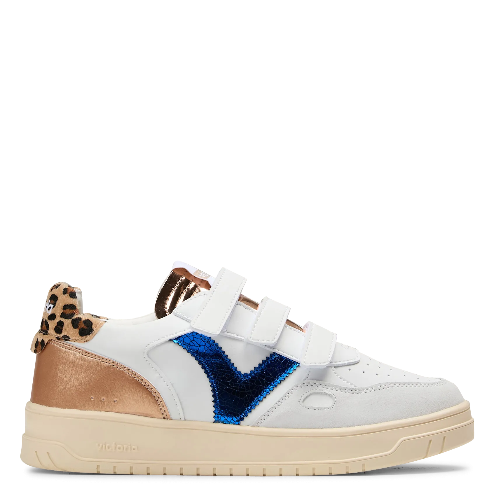 Baskets basses à scratchs Bleu SEUL