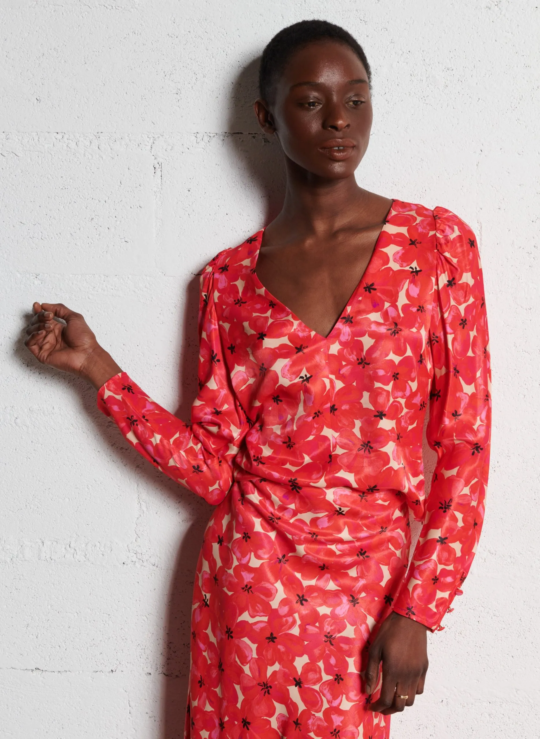 Top droit imprimé Multicolore MILA