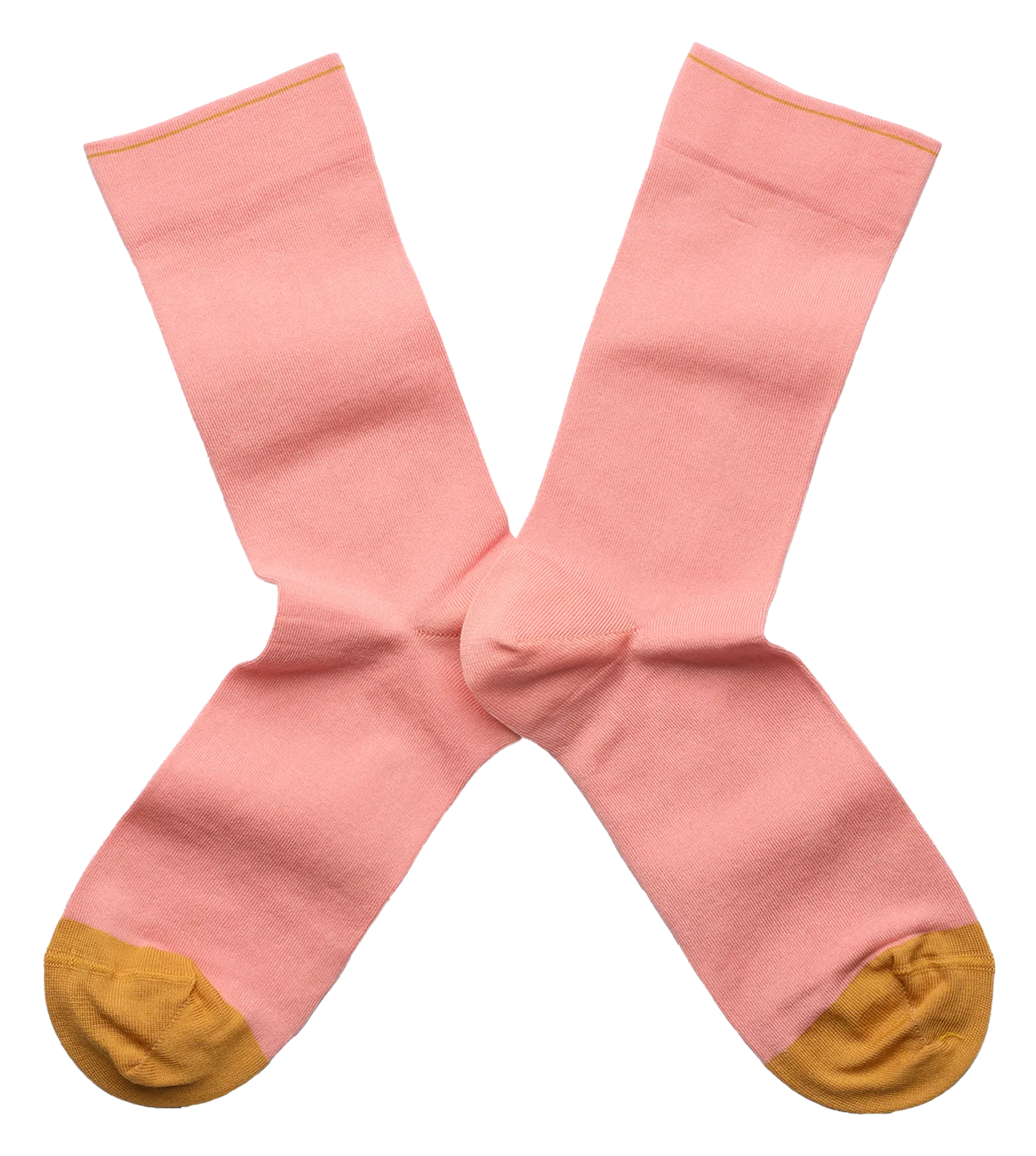 Chaussettes hautes unies Rose
