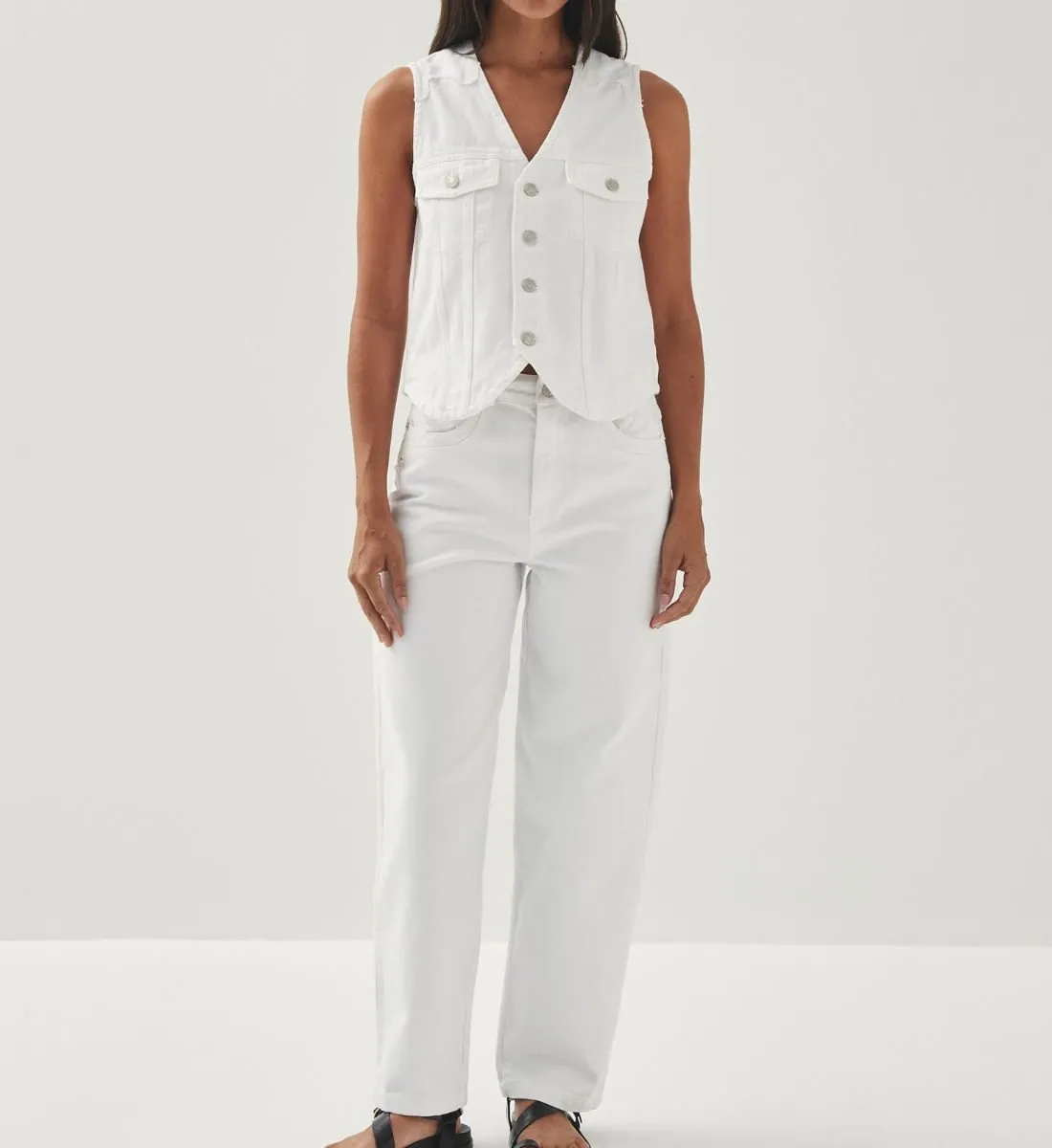 Jean en denim Bleu LORENZA