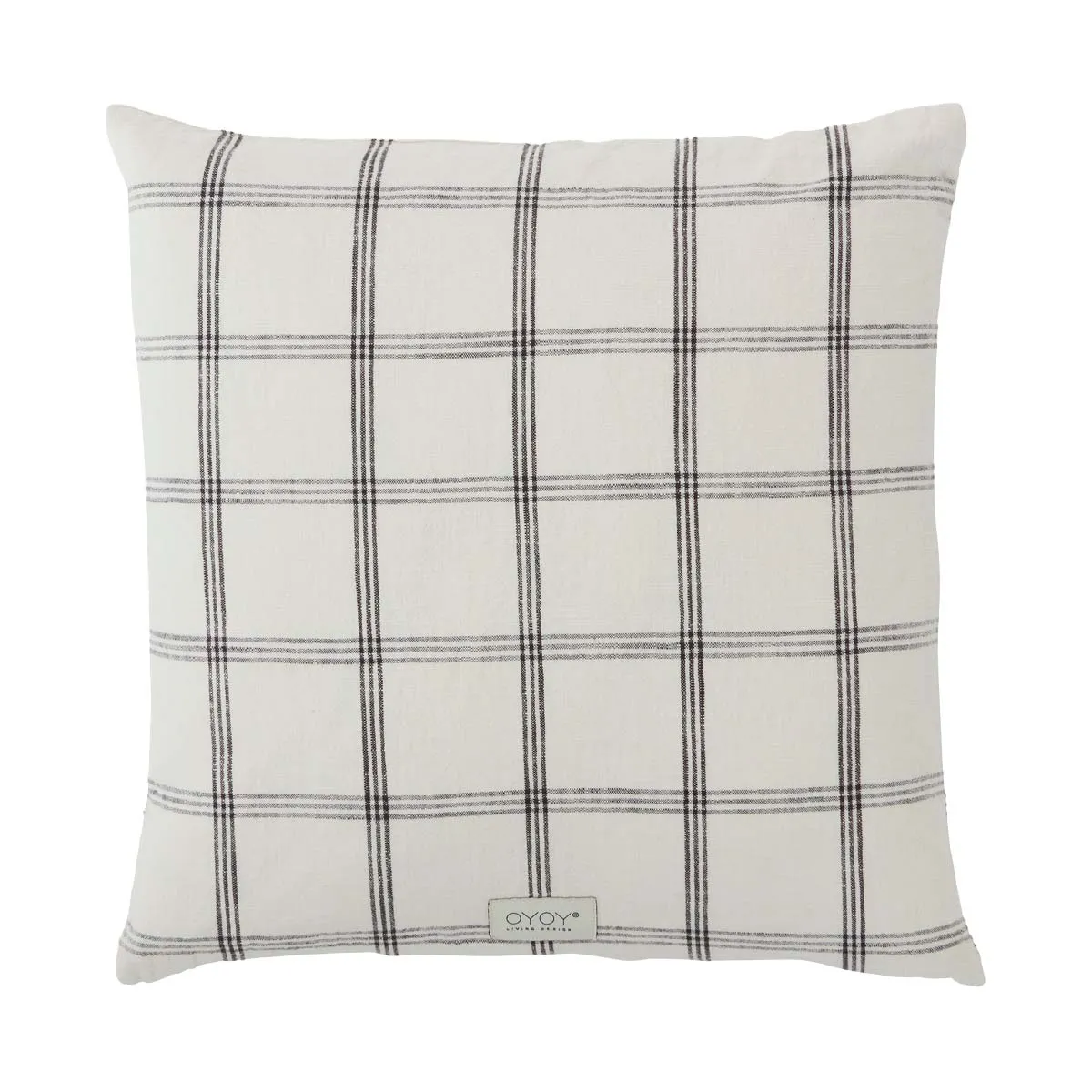 Housse de coussin en coton Blanc