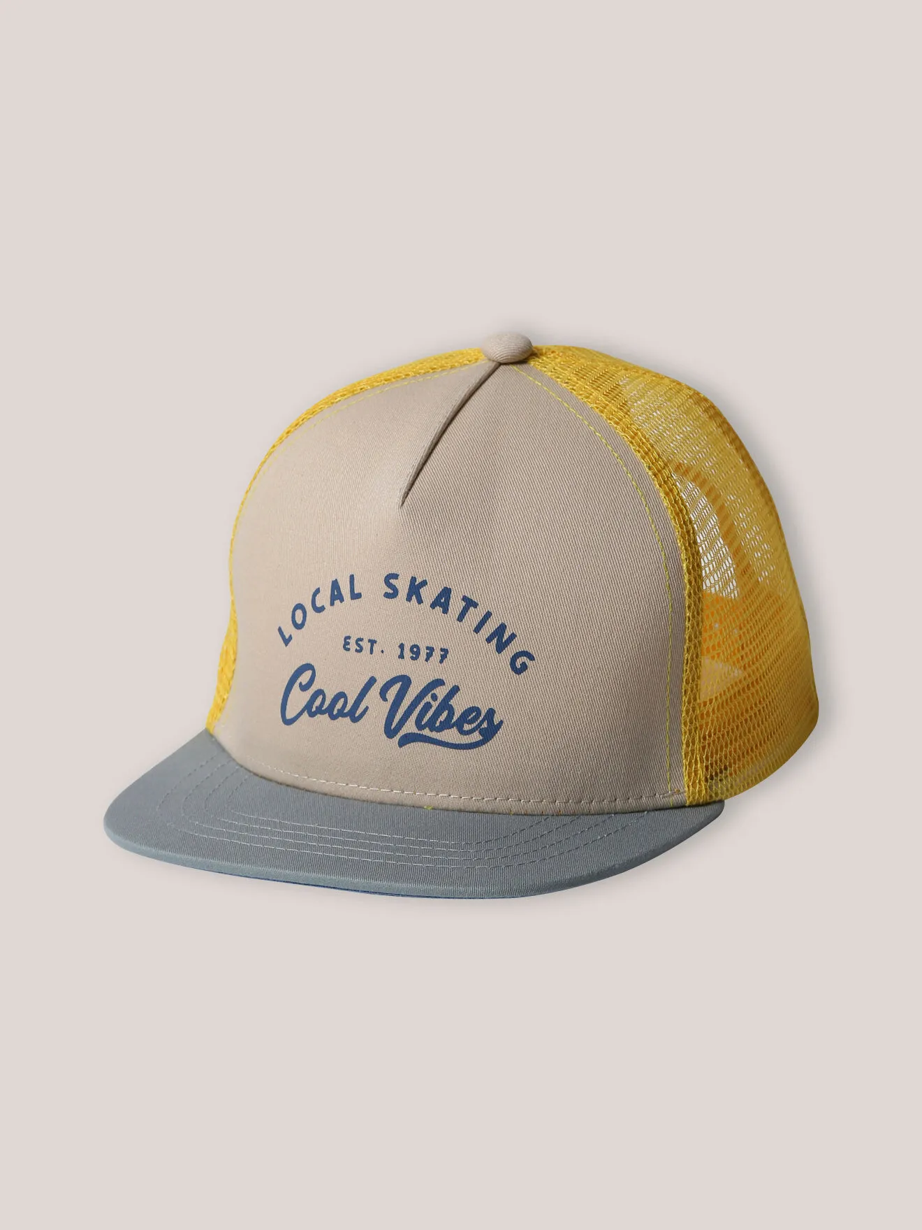 Casquette filet Jaune