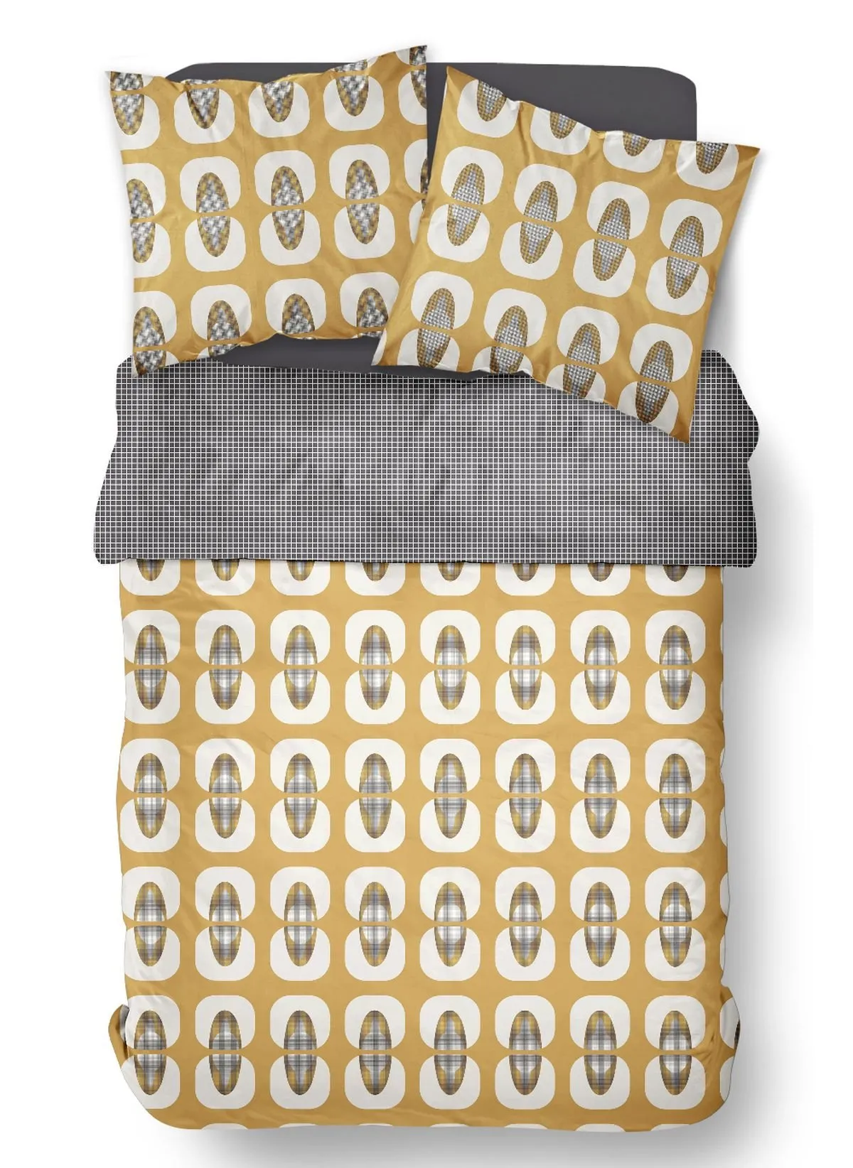 Parure de lit en coton Jaune SUNSHINE CELESTE