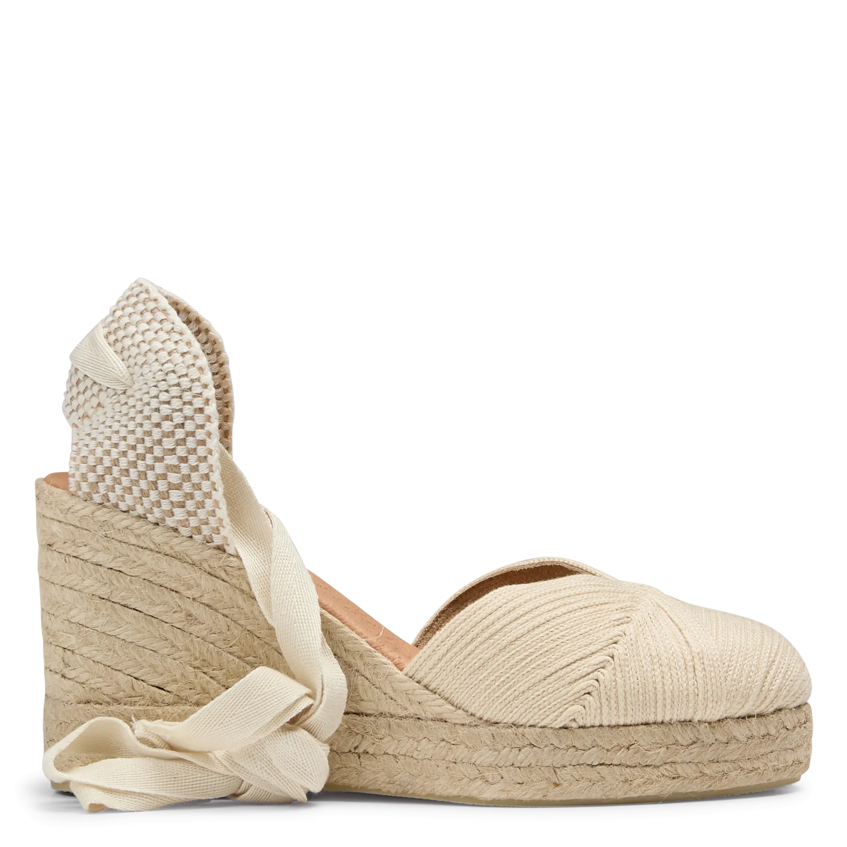 Espadrilles compensées Blanc MARINA