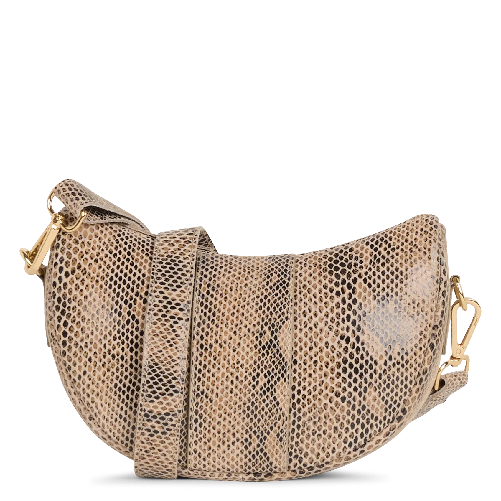 Sac bandoulière en cuir Marron ALBA
