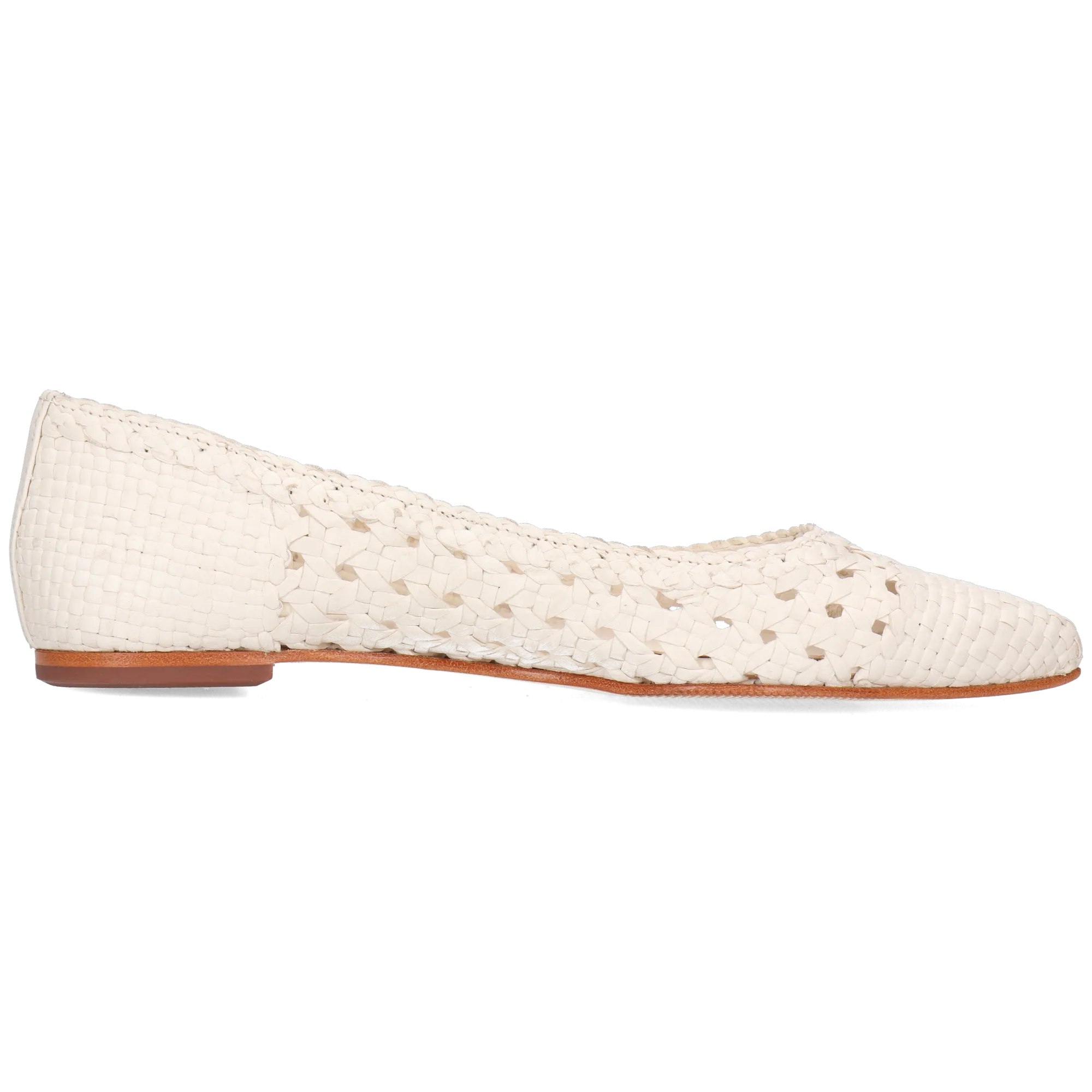 Ballerines à talon plat Blanc FIORA 2