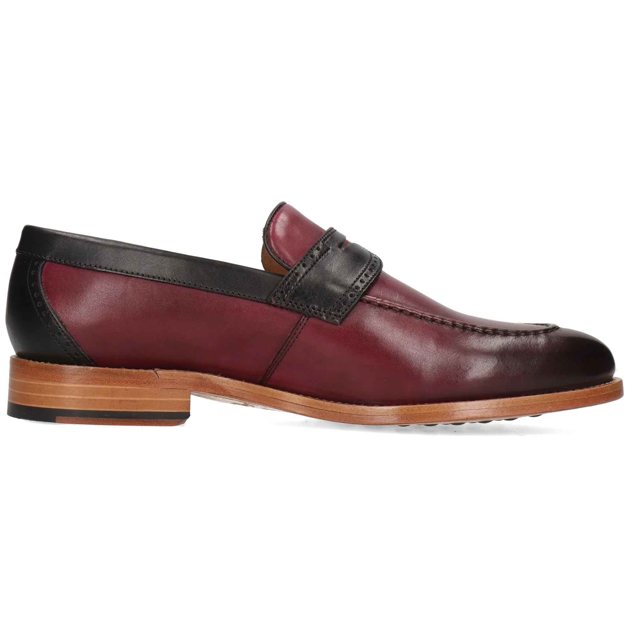 Mocassins en cuir Rouge TED 1