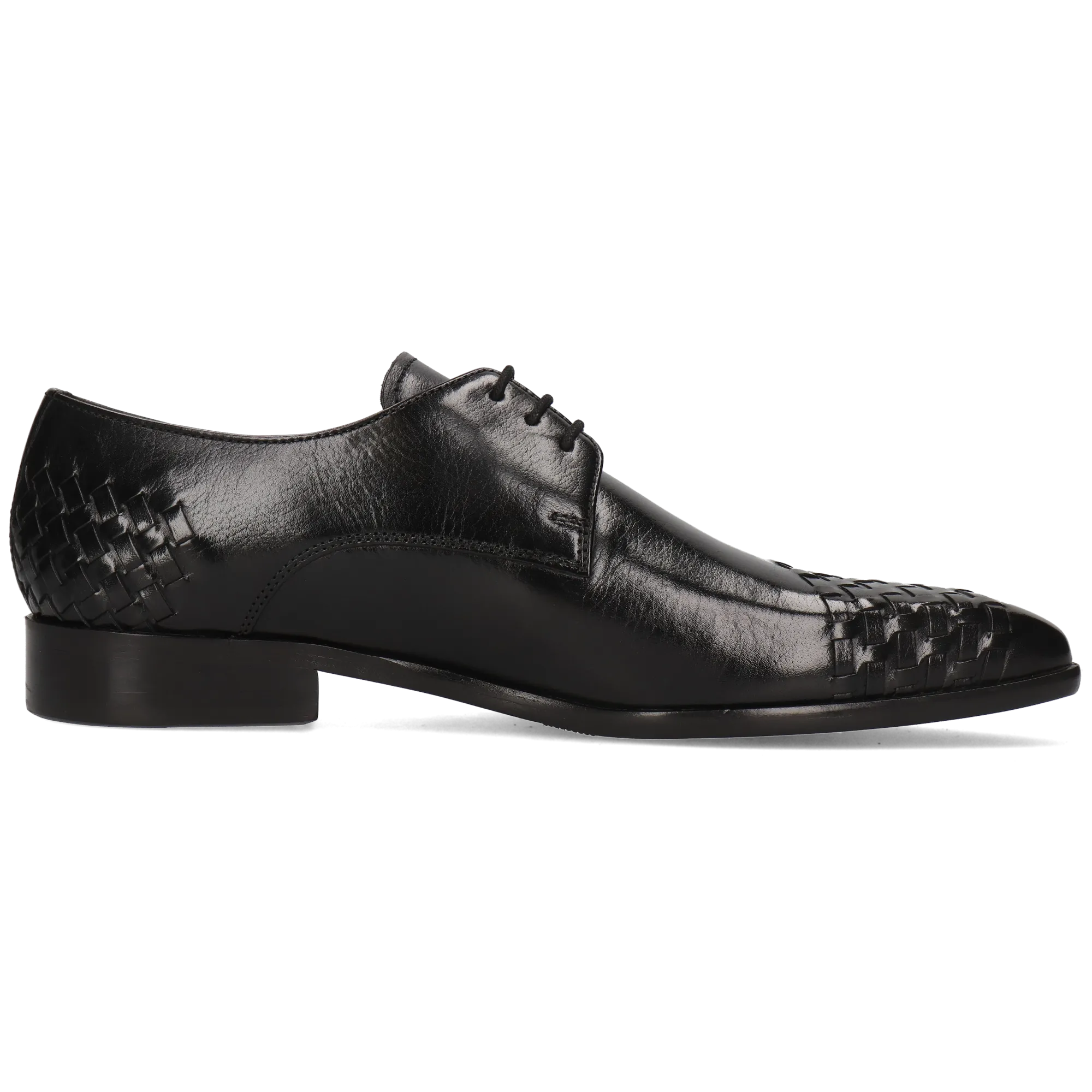 Derbies en cuir Noir LEWIS 24