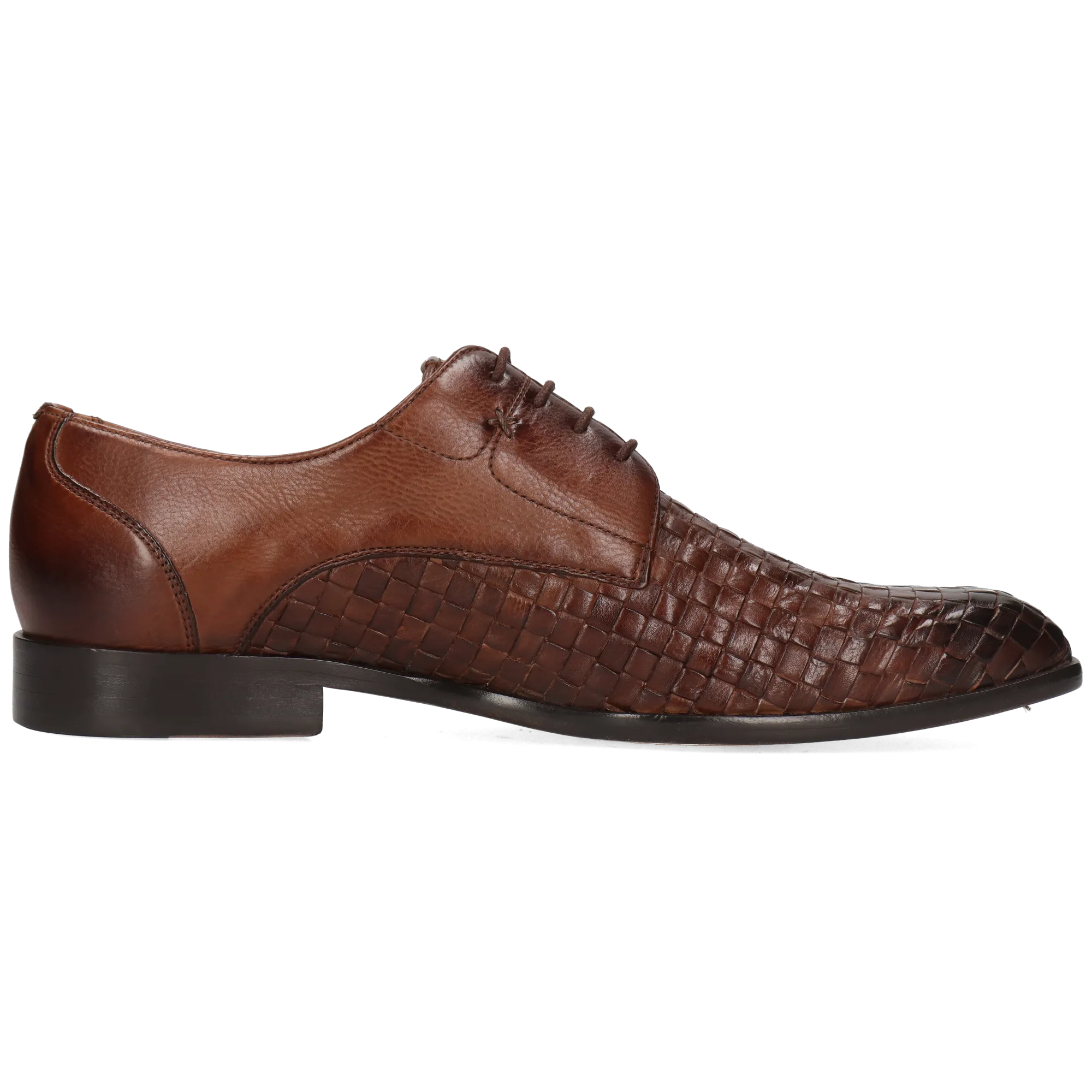 Derbies en cuir Marron ELYAS 4