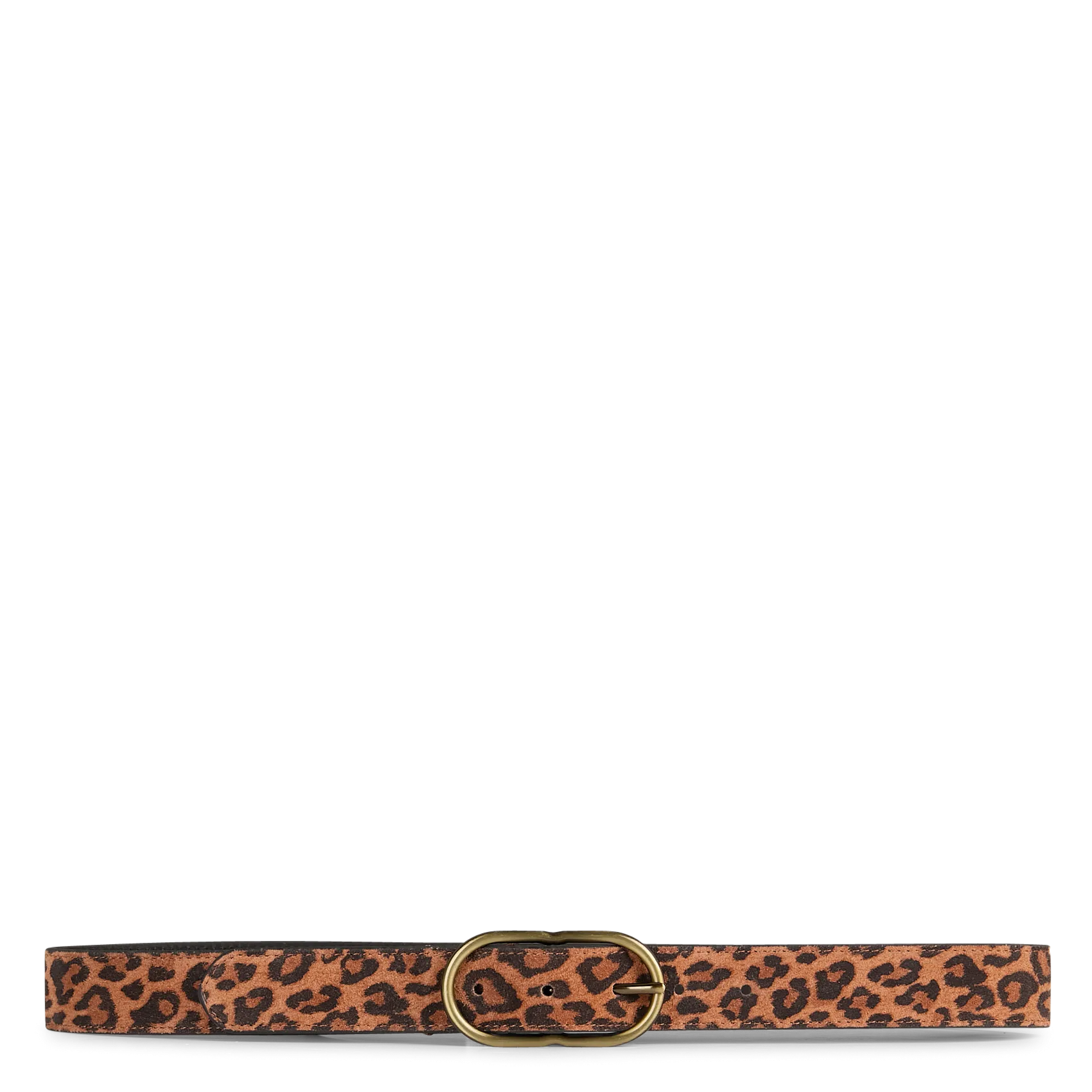 Ceinture imprimée en cuir Noir ONJA