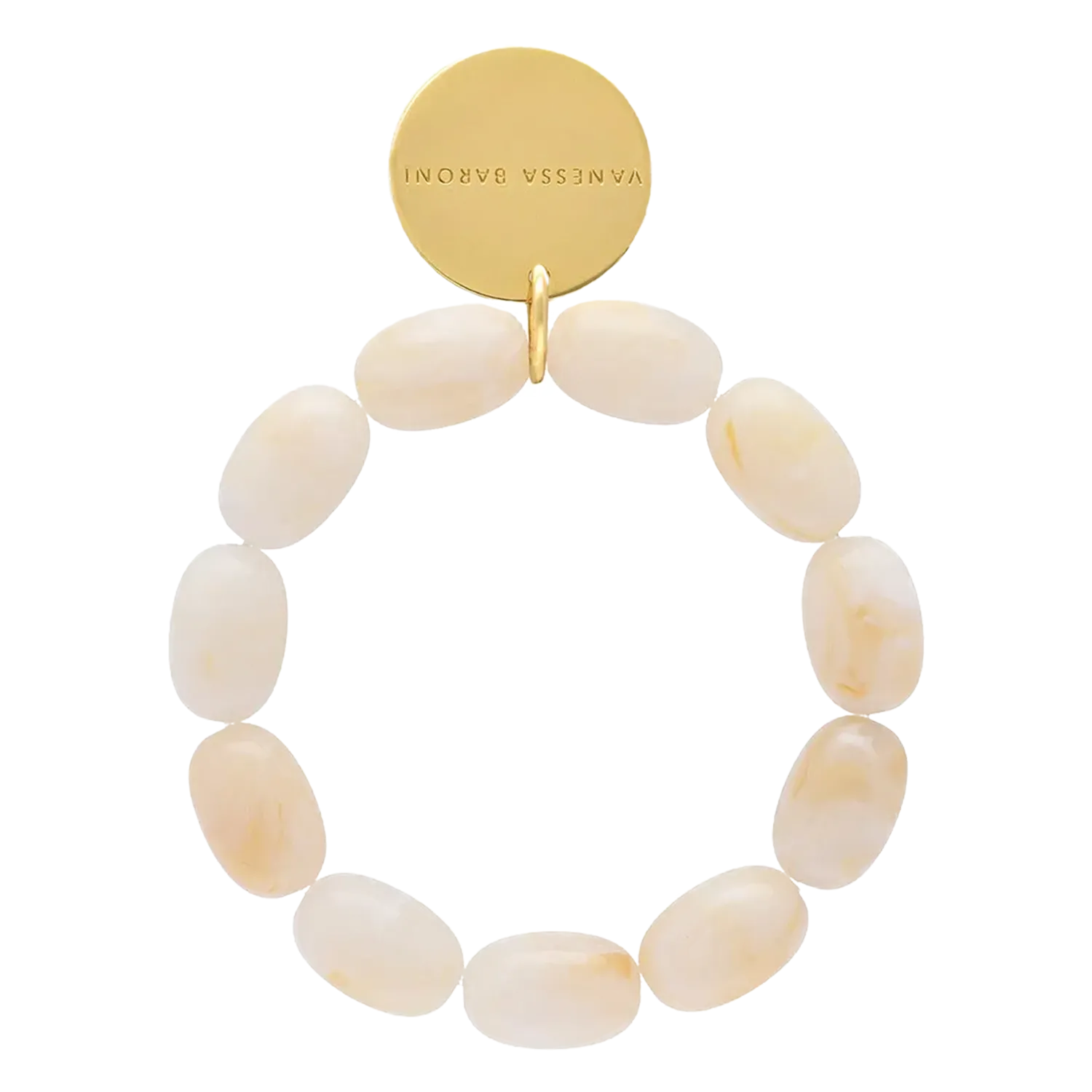 Bracelet à perles Blanc OLIVE