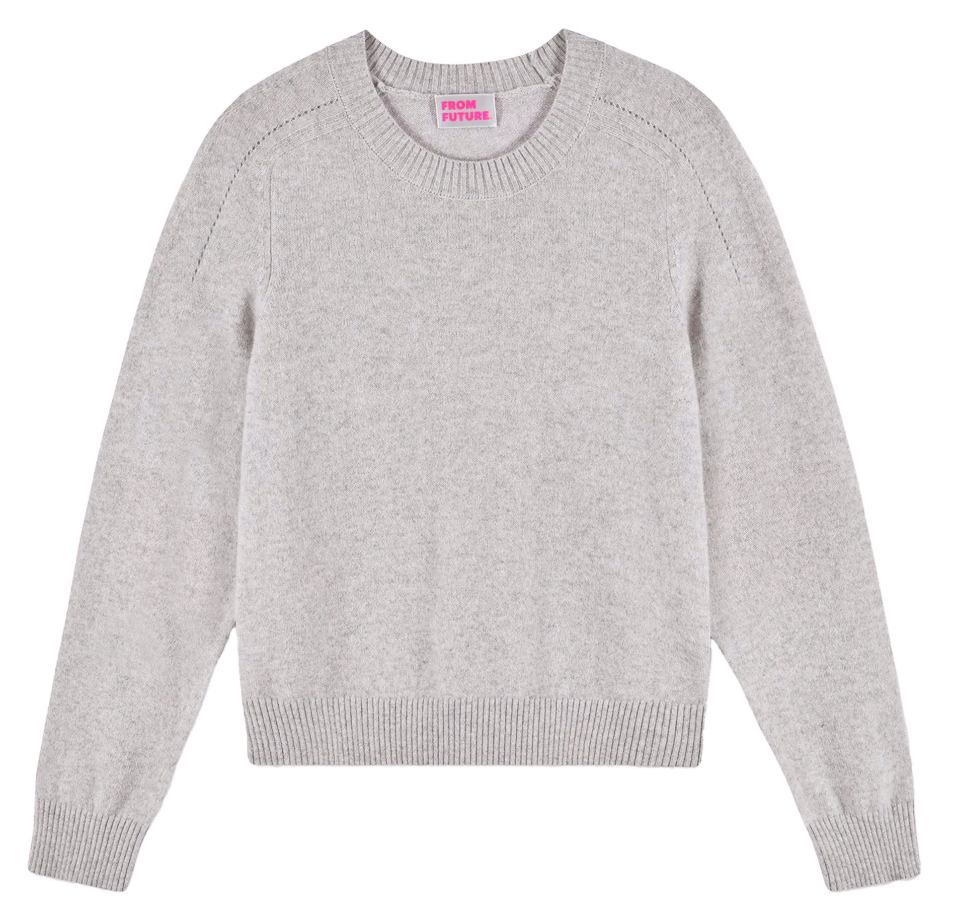 Pull droit en cachemire Gris