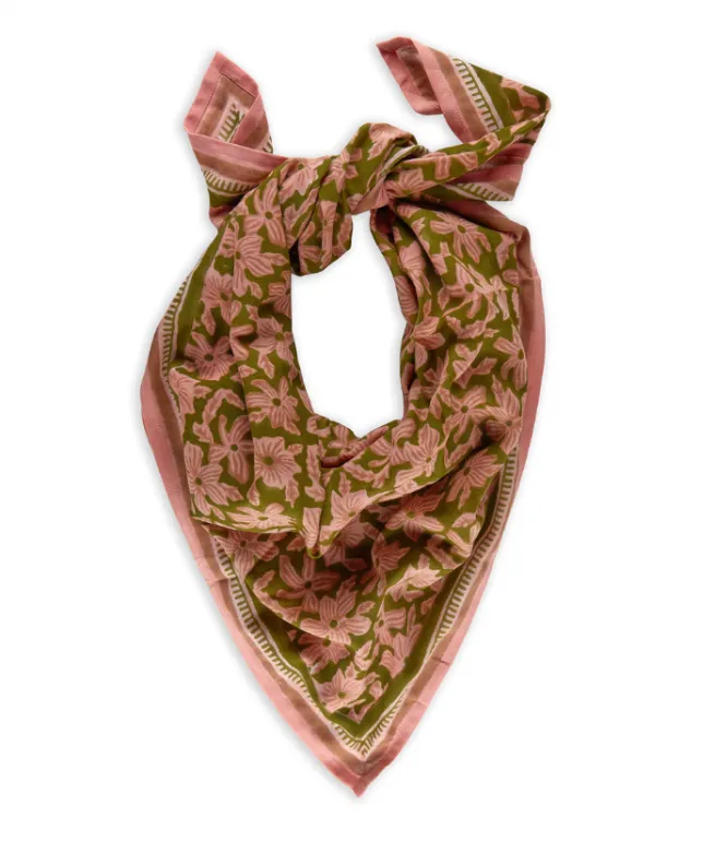 Foulard adulte Vert MANOA ROSA