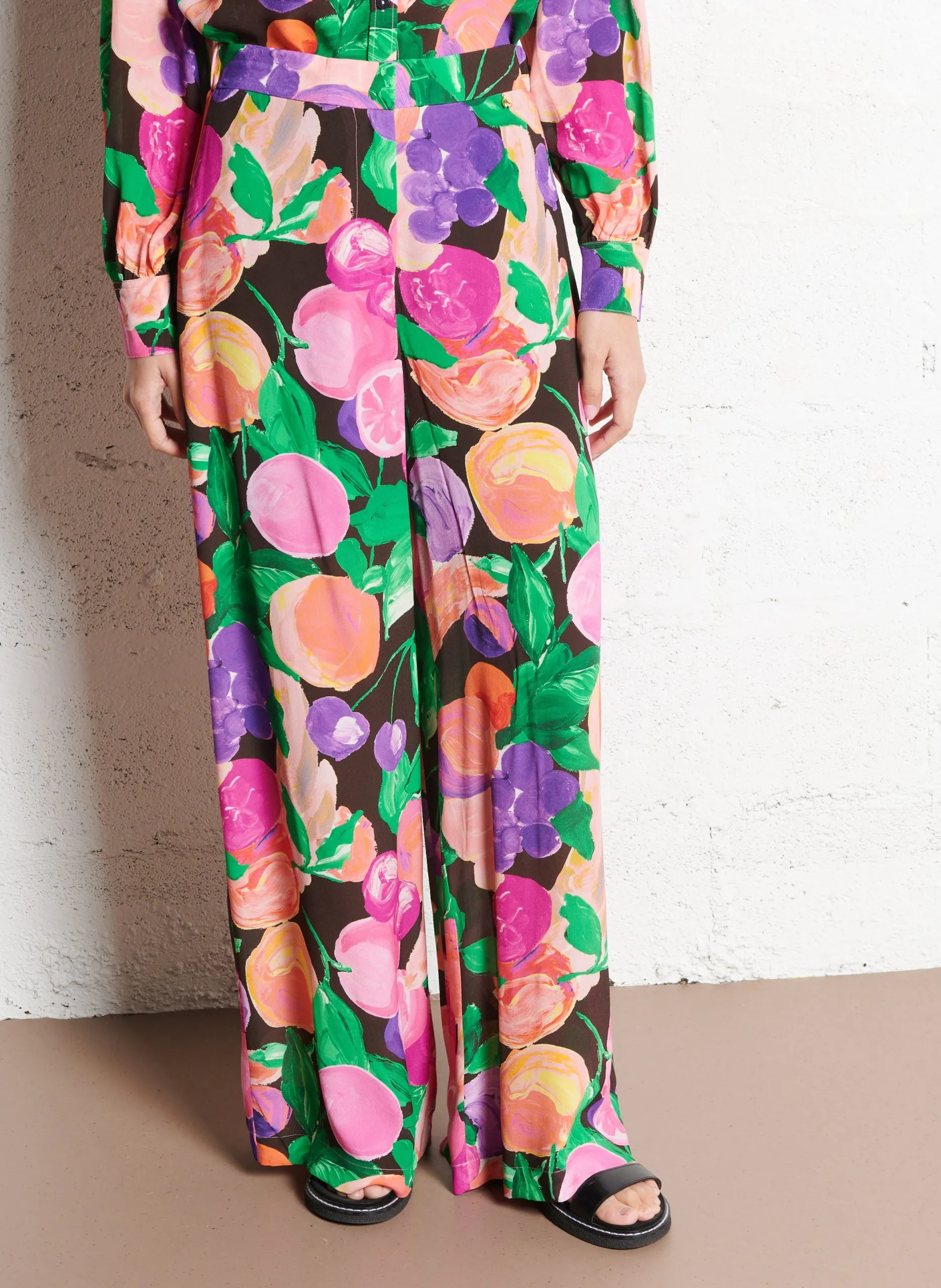 Pantalon large imprimé Multicolore PALAPA