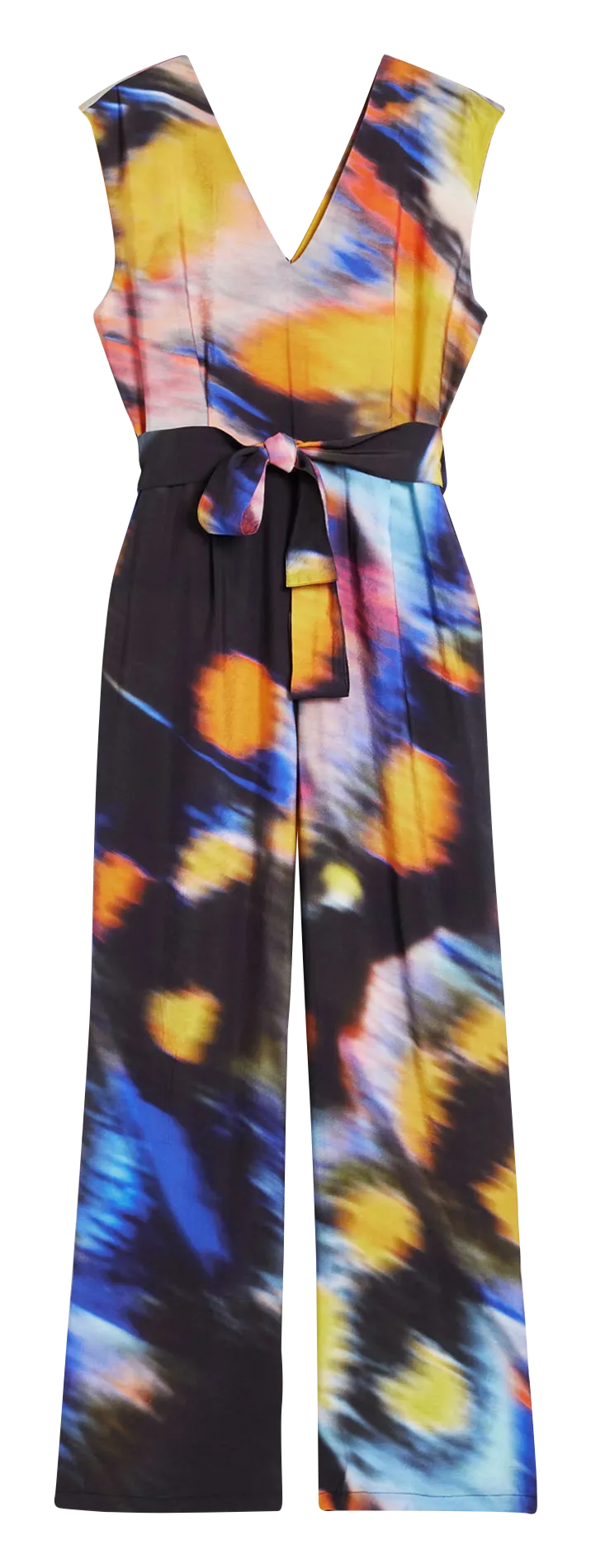 Combinaison large imprimée Noir