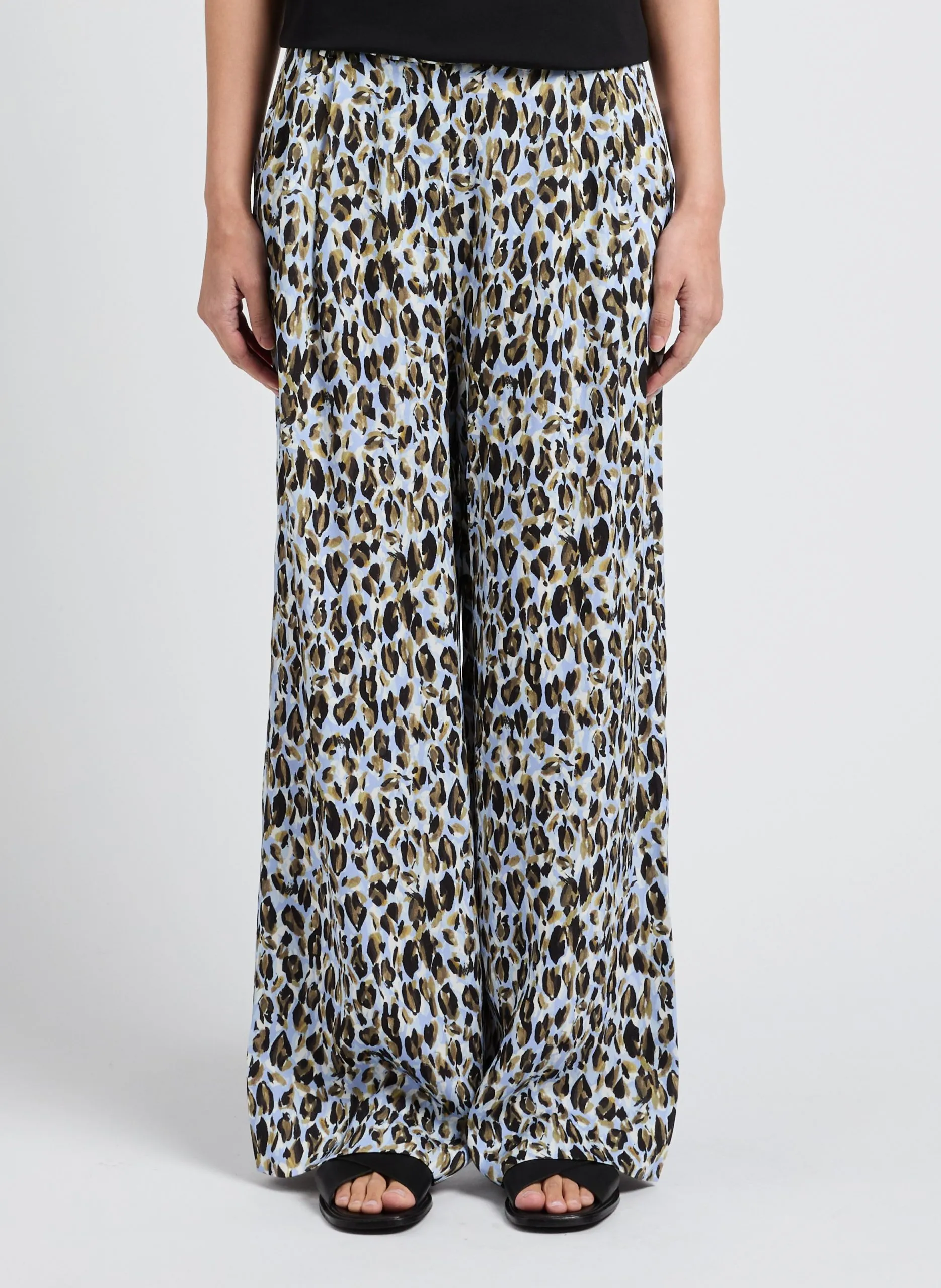 Pantalon droit imprimé Multicolore VOCK