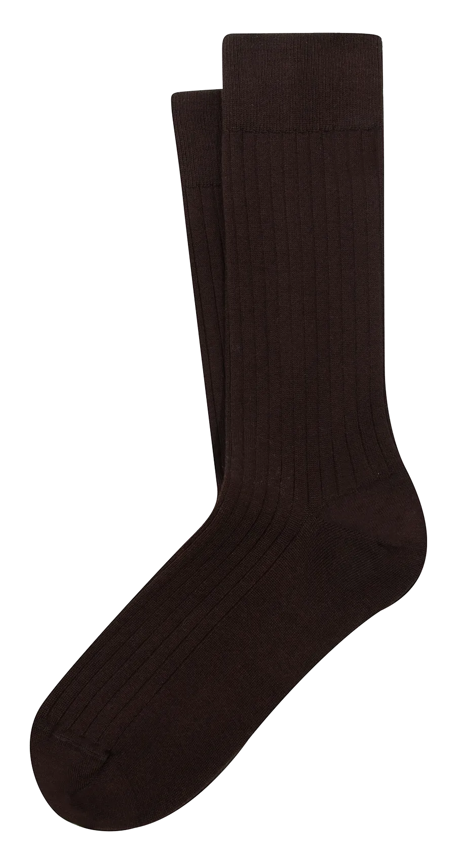 Chaussettes hautes unies Marron URBANA