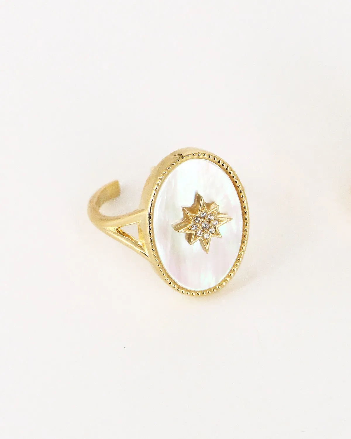 Bague (étoile) Blanc SALOMÉ